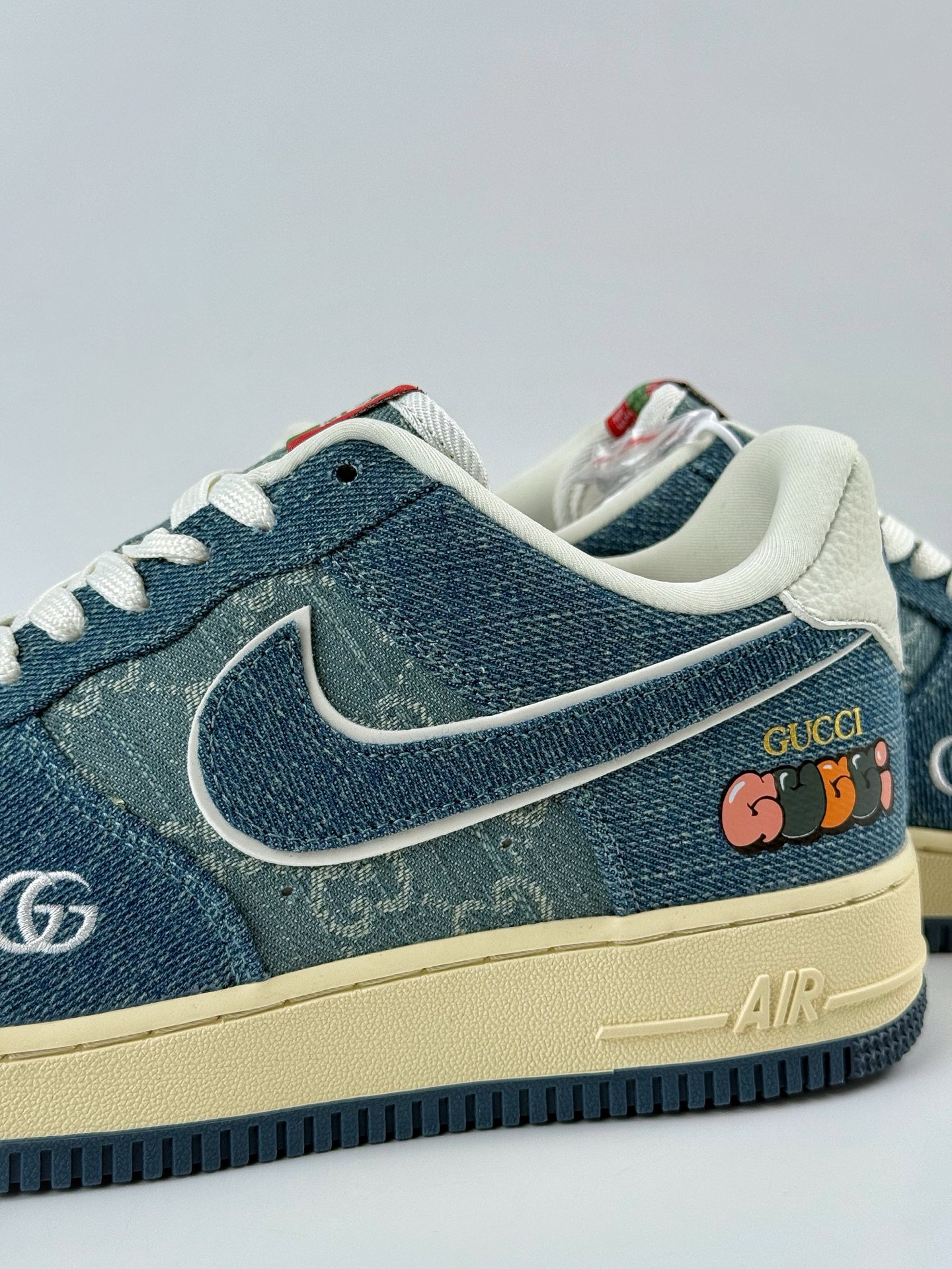 260 Nike Air Force 1 Low 07 x GUCCI 青蓝牛仔  SC0601-561