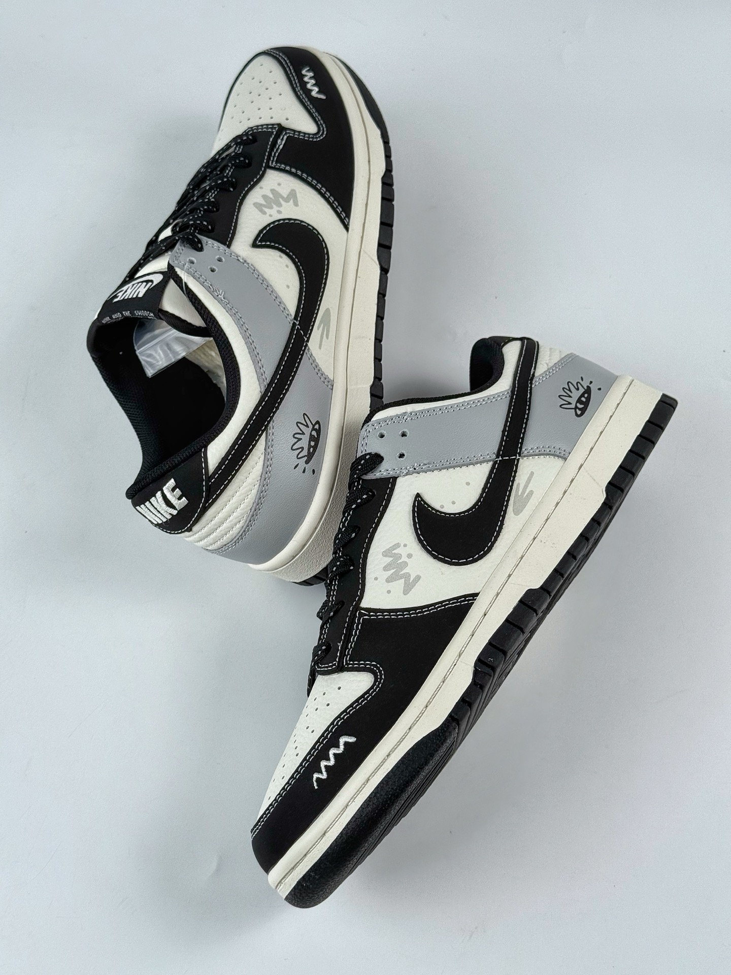 260 Nike SB Dunk Low 黑白灰满天星  XD6188-050