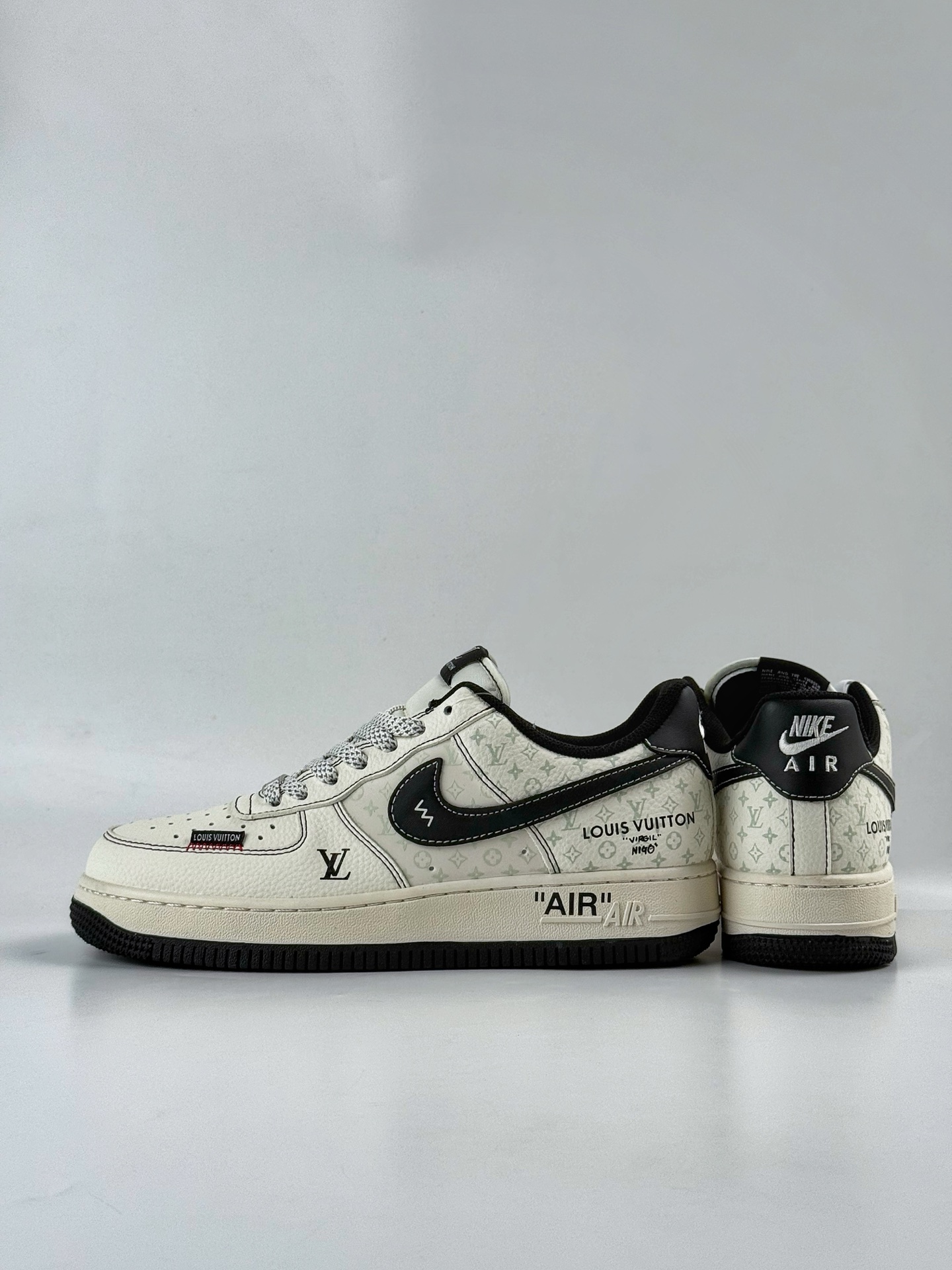 Nike Air Force 1 Low 07 x Louis Vuitton 白黑满天星 CS5050-Y09-莆田鞋,莆田鞋货源,高仿鞋,高仿鞋货源,安福档口,莆田高仿鞋,莆田鞋批发,高仿鞋批发,莆田高仿运动鞋,高仿运动鞋,莆田运动鞋 Nike Air Force 1 Low 07 x Louis Vuitton 白黑满天星 CS5050-Y09