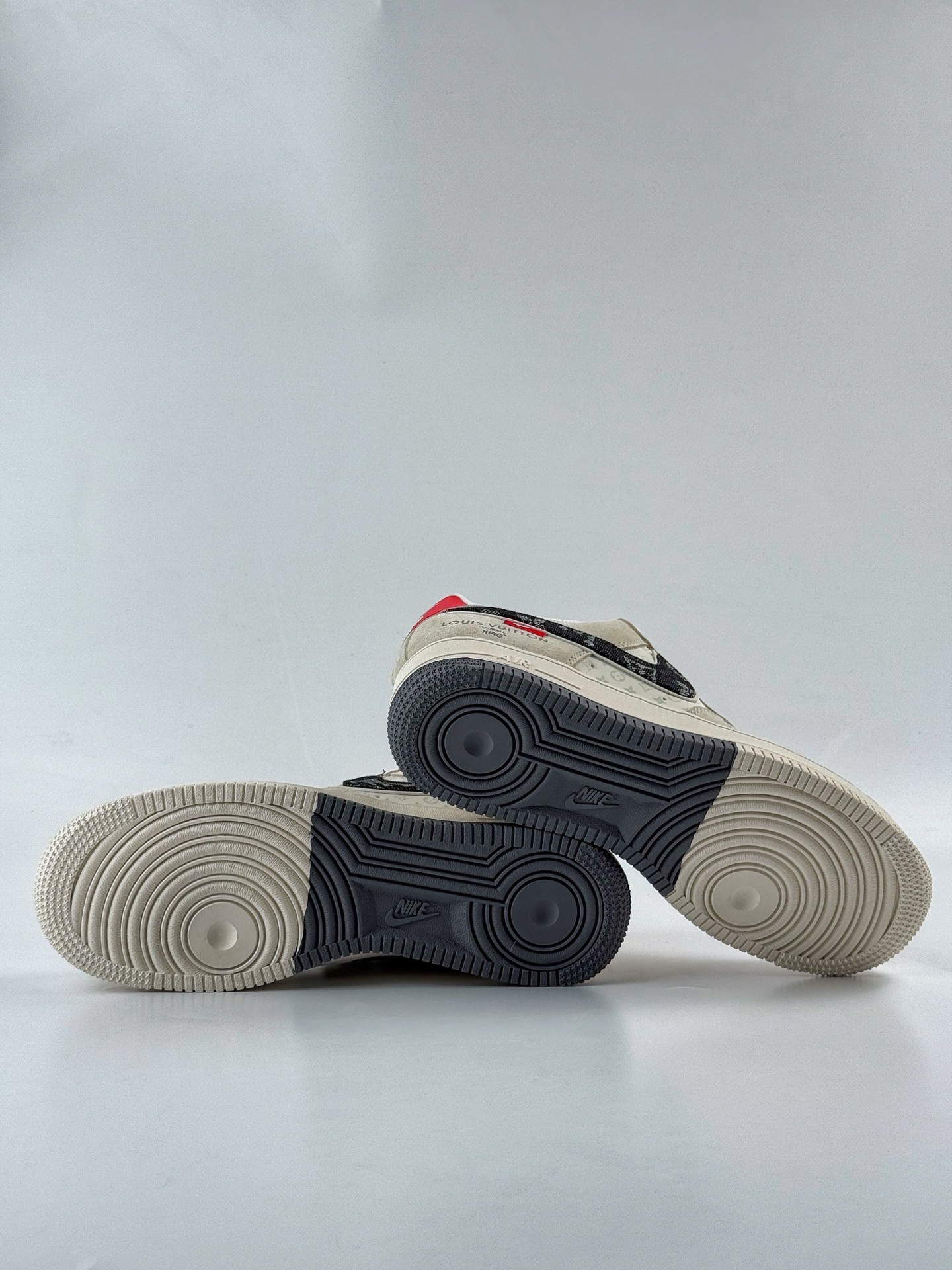 Nike Air Force 1 Low 07 x Louis Vuitton 棕白黑  MZ9588-806