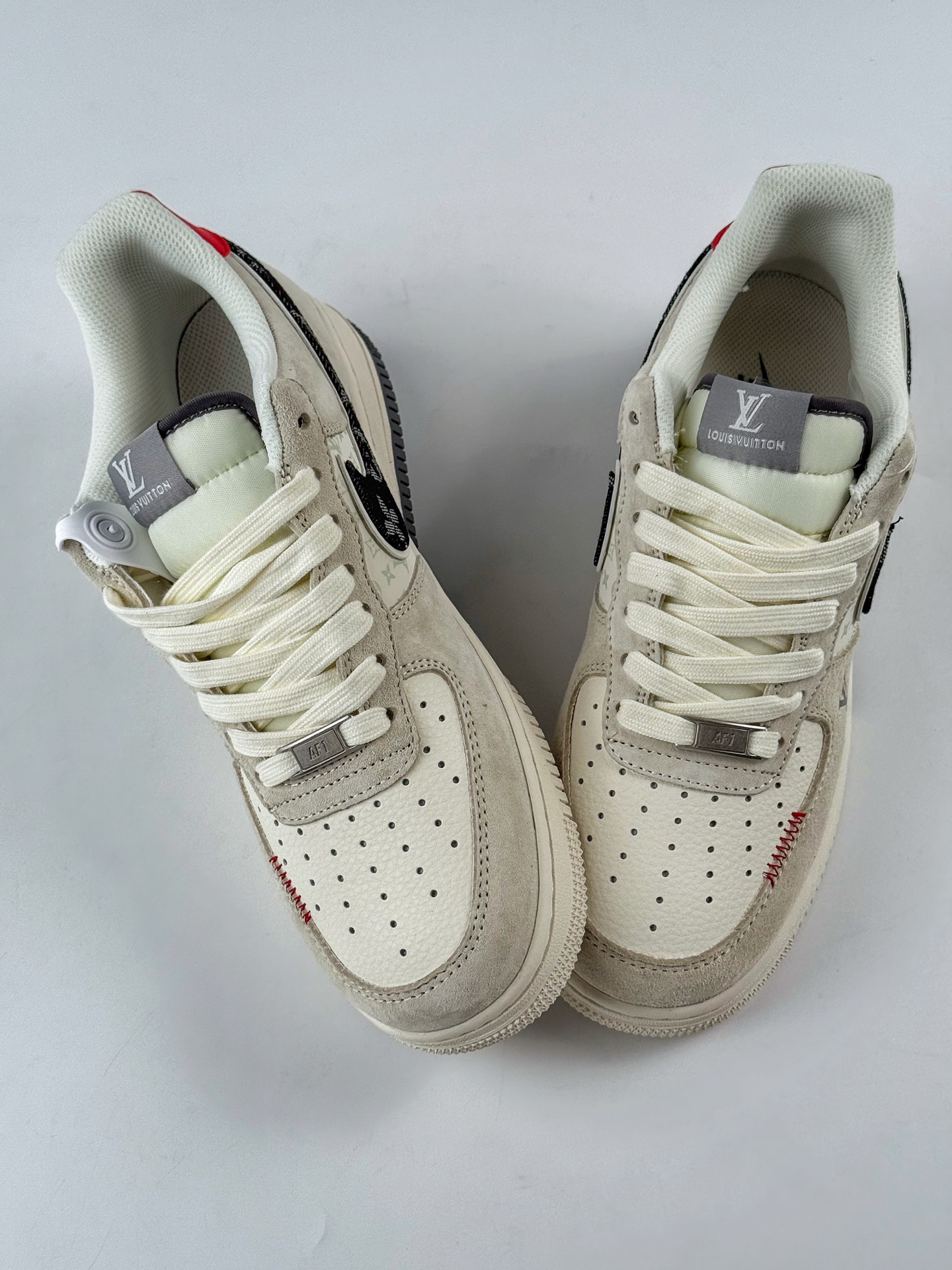 Nike Air Force 1 Low 07 x Louis Vuitton 棕白黑  MZ9588-806