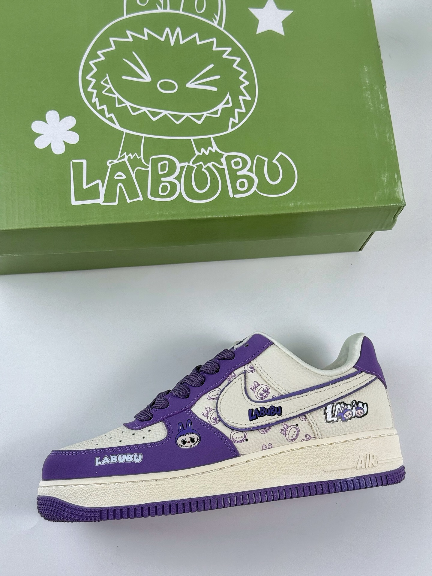 Nike Air Force 1 Low 07 x LABUBU 紫白  DK0188-090