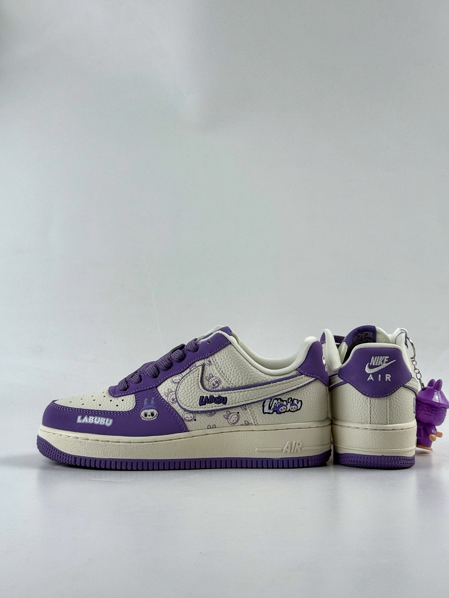 Nike Air Force 1 Low 07 x LABUBU 紫白  DK0188-090