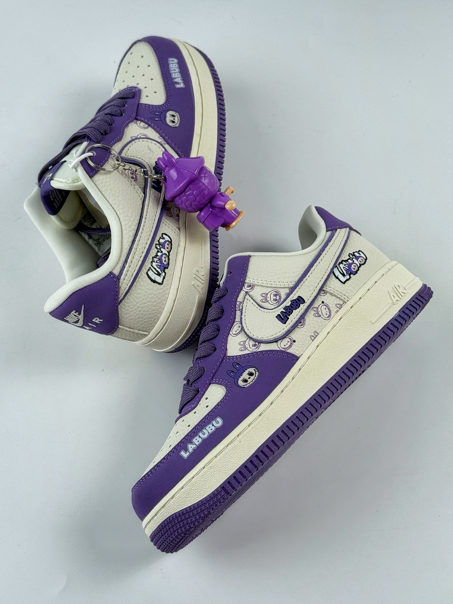 Nike Air Force 1 Low 07 x LABUBU 紫白  DK0188-090