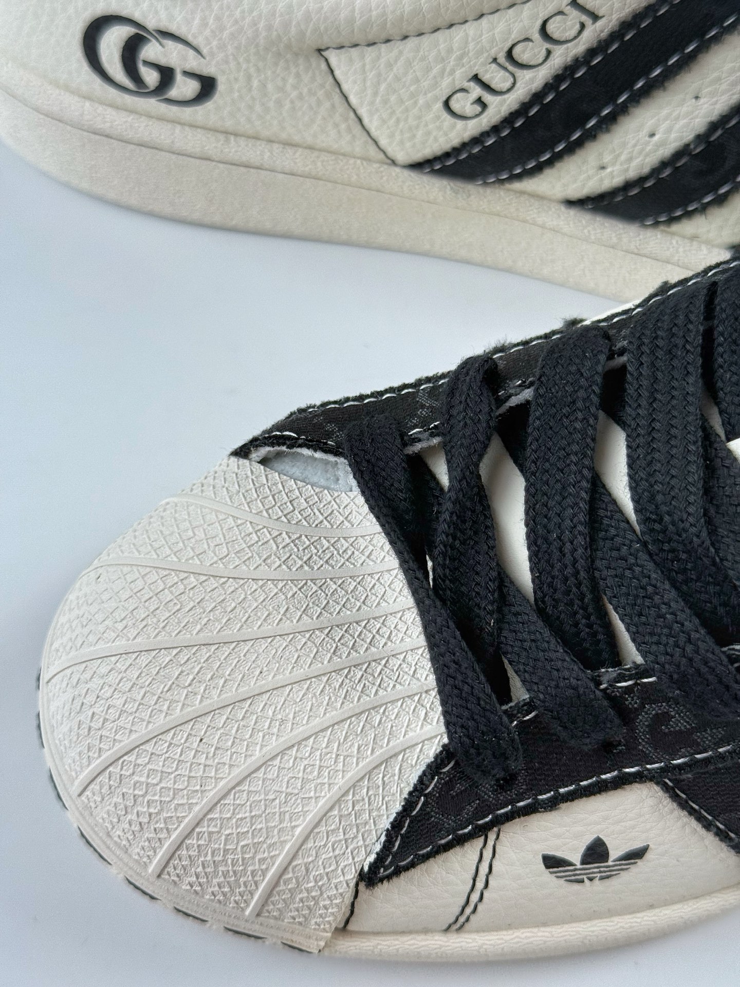 AD Originals Superstar x GUCCI 白黑  JY8922