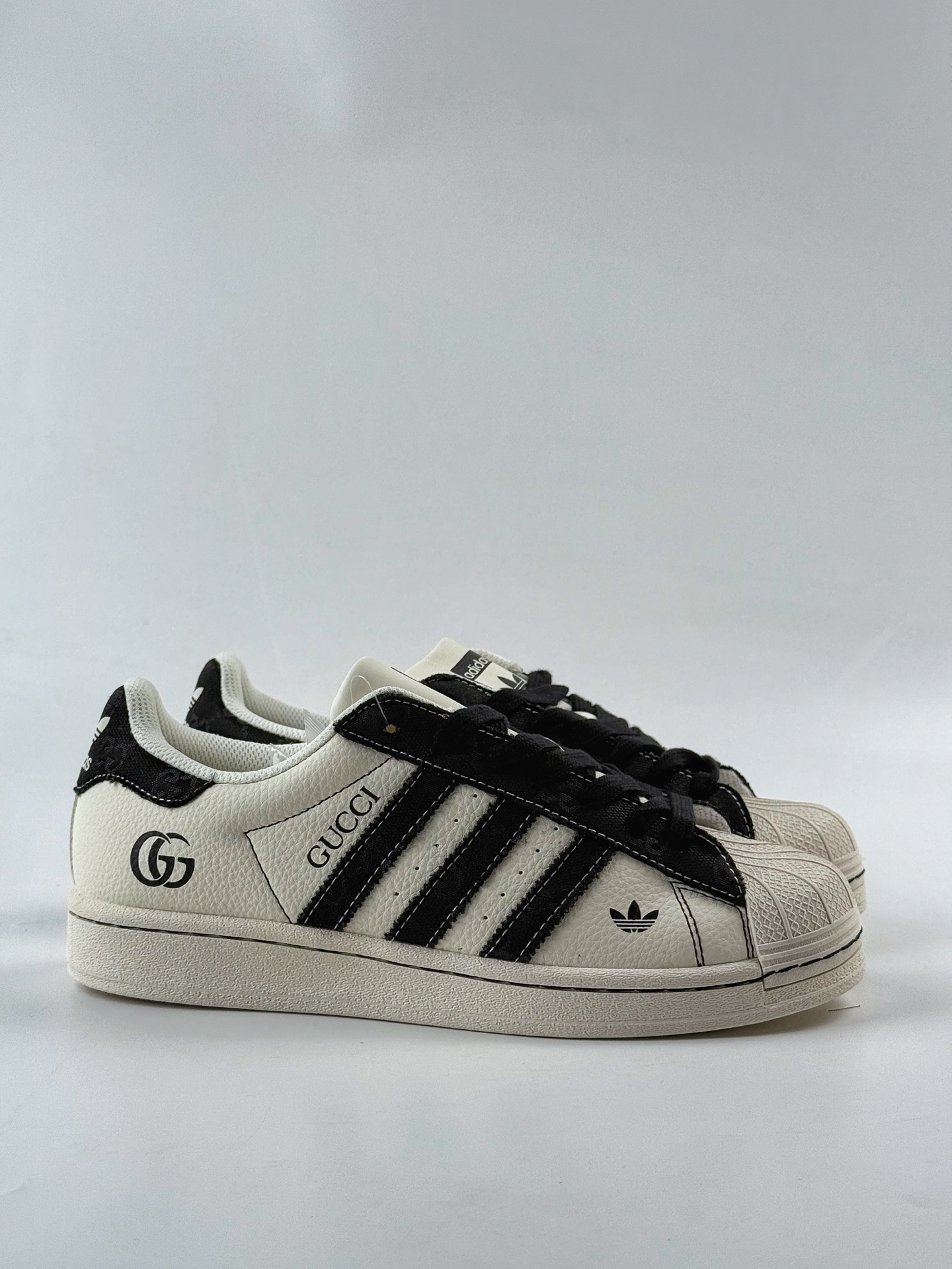 AD Originals Superstar x GUCCI 白黑  JY8922
