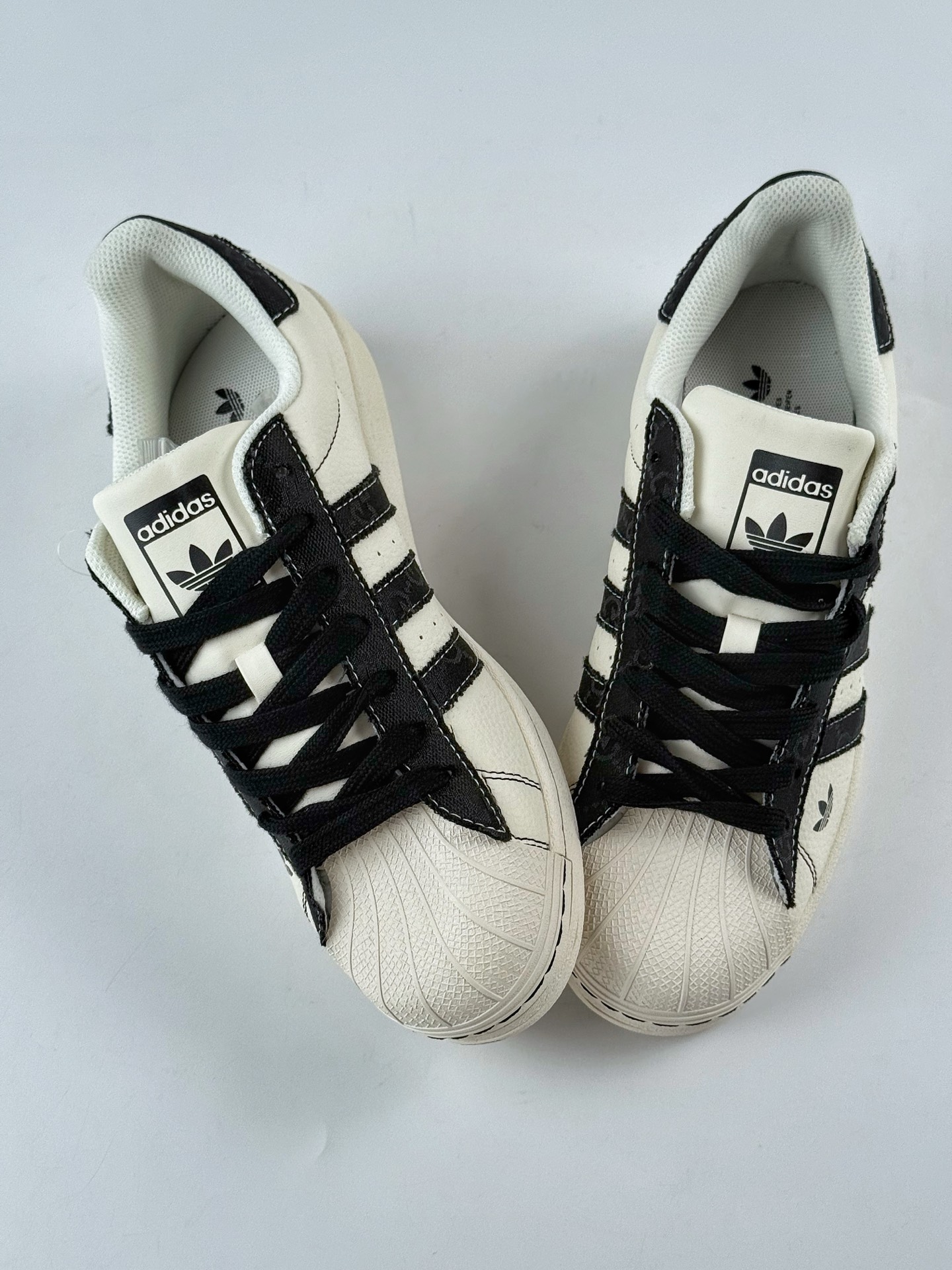 AD Originals Superstar x GUCCI 白黑  JY8922