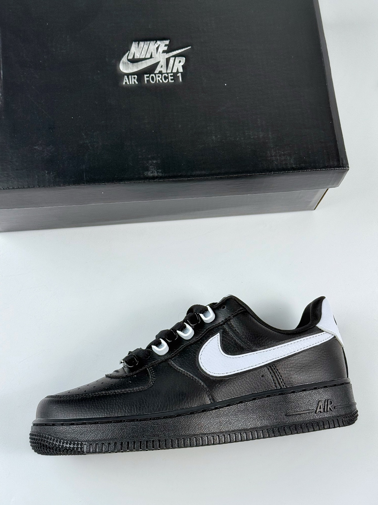 260 Nike Air Force 1 Low 07 黑银 3M反光版+牙刷配件 CQ0492-001