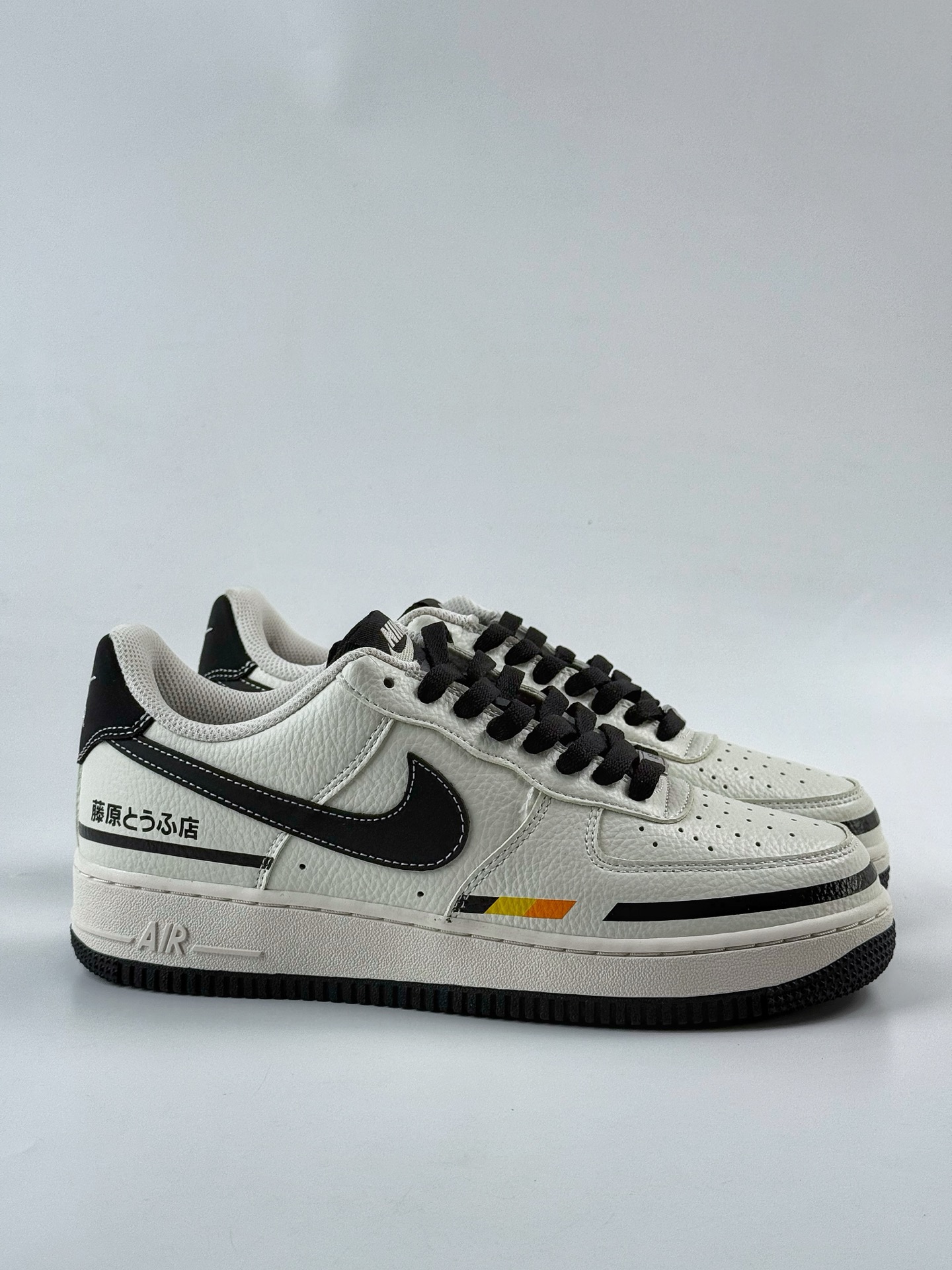 260 Nike Air Force 1 Low 07 藤原豆腐店 白黑 KX2532-503