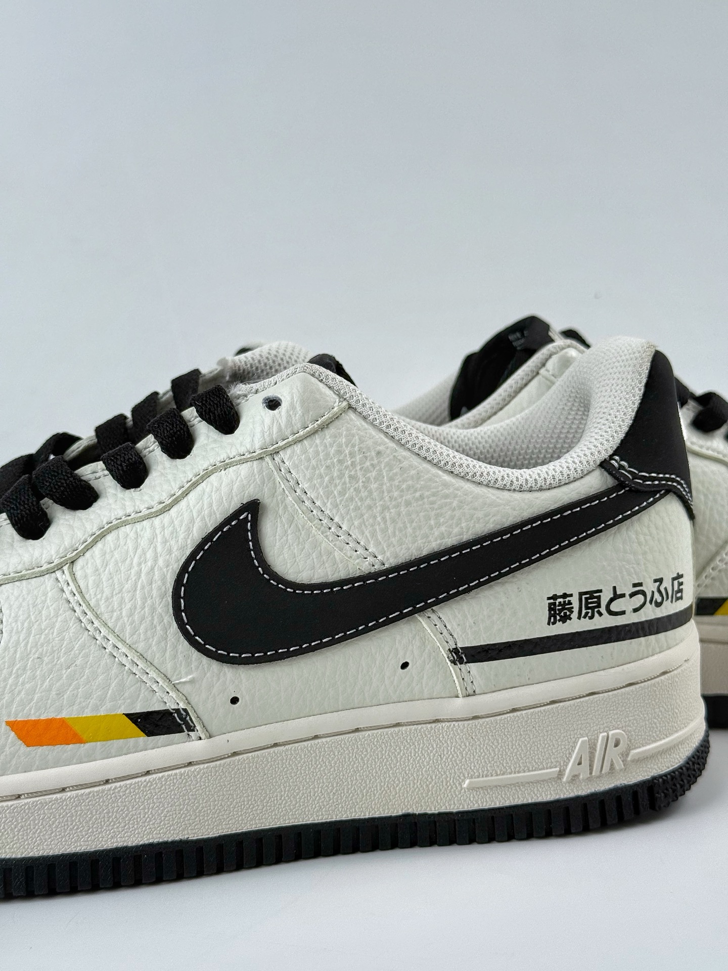 260 Nike Air Force 1 Low 07 藤原豆腐店 白黑 KX2532-503