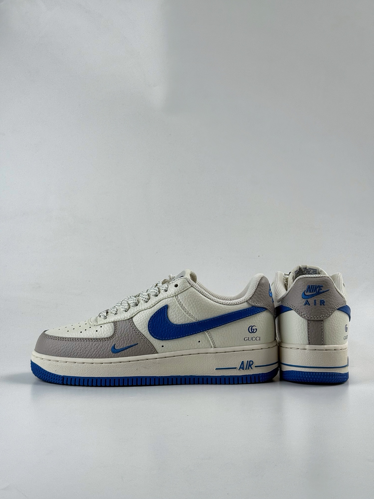 260 Nike Air Force 1 Low 07 x GUCCI 灰白蓝小勾满天星 KX2532-502