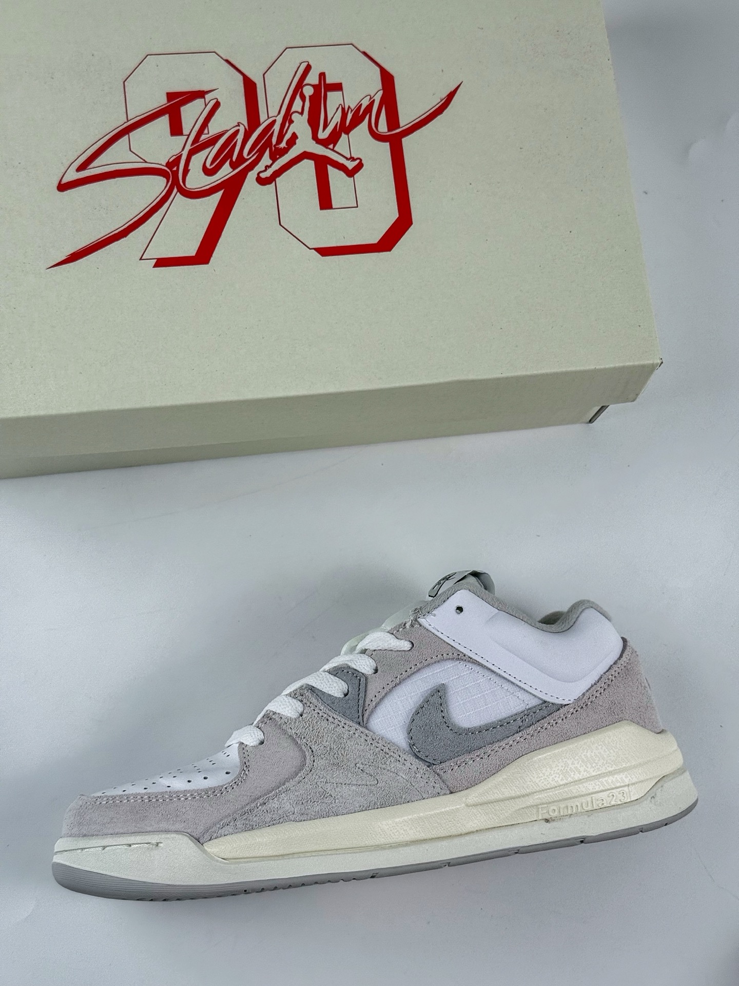 220 耐克Nike Jordan Stadium 90 棕白 乔丹90年代体育场系列低帮复古运动篮球鞋 DX4397-100