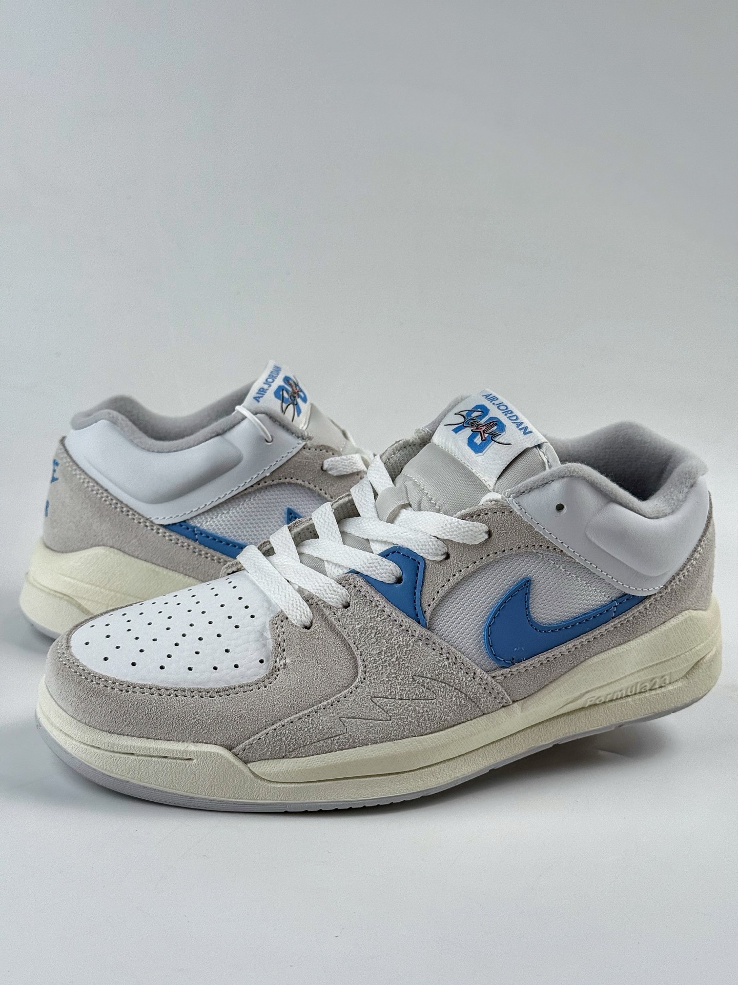 220 耐克Nike Jordan Stadium 90 棕白蓝 乔丹90年代体育场系列低帮复古运动篮球鞋 DX4397-141