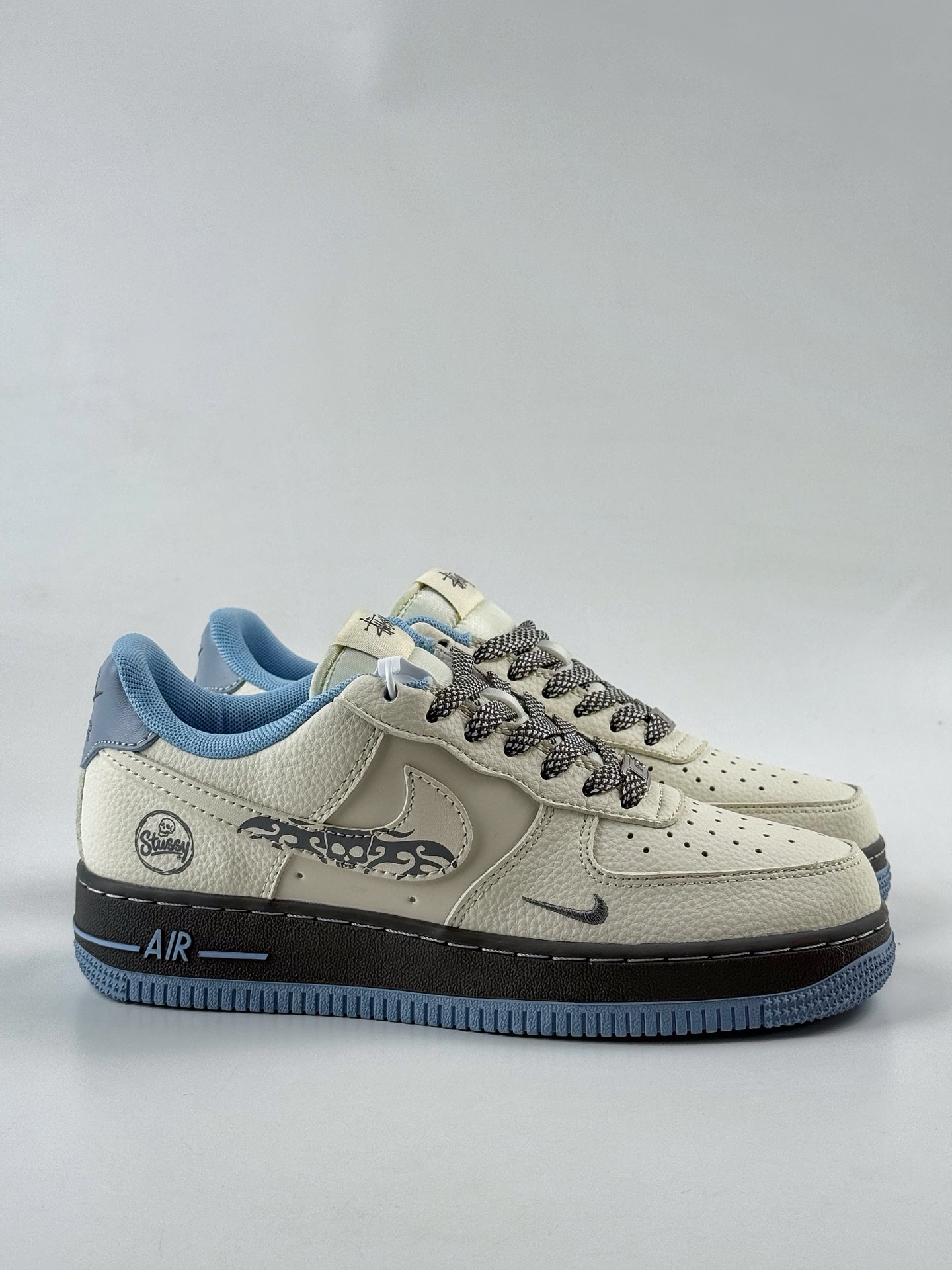 260 Nike Air Force 1 Low 07 x Stussy 白蓝小勾满天星 QW5606-267