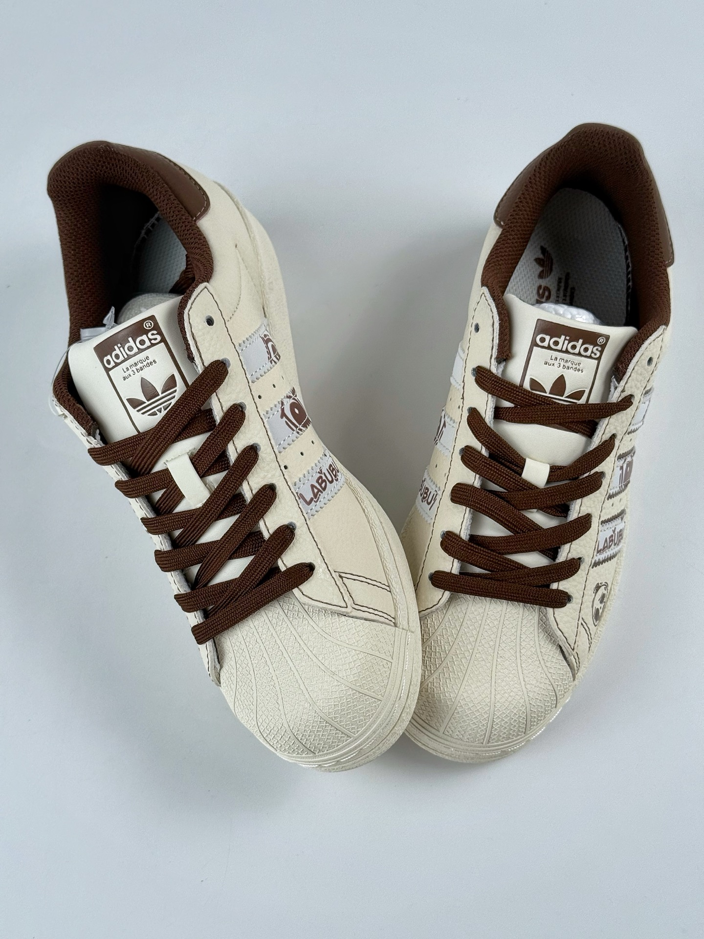 220 AD Originals Superstar x LABUBU 白棕 DS0028