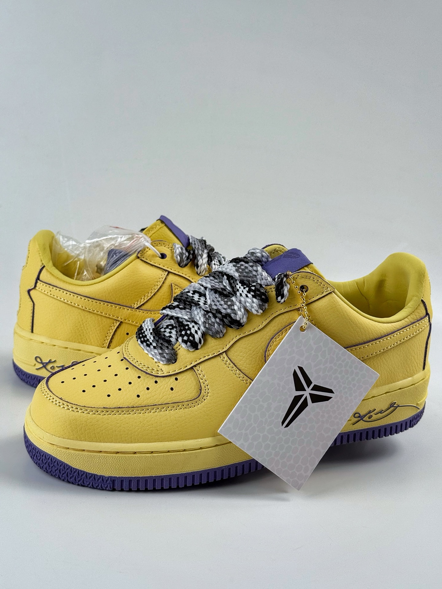 Nike Air Force 1 Low 07 Kobe Bryant 黄蓝麻绳满天星 HV9408-700