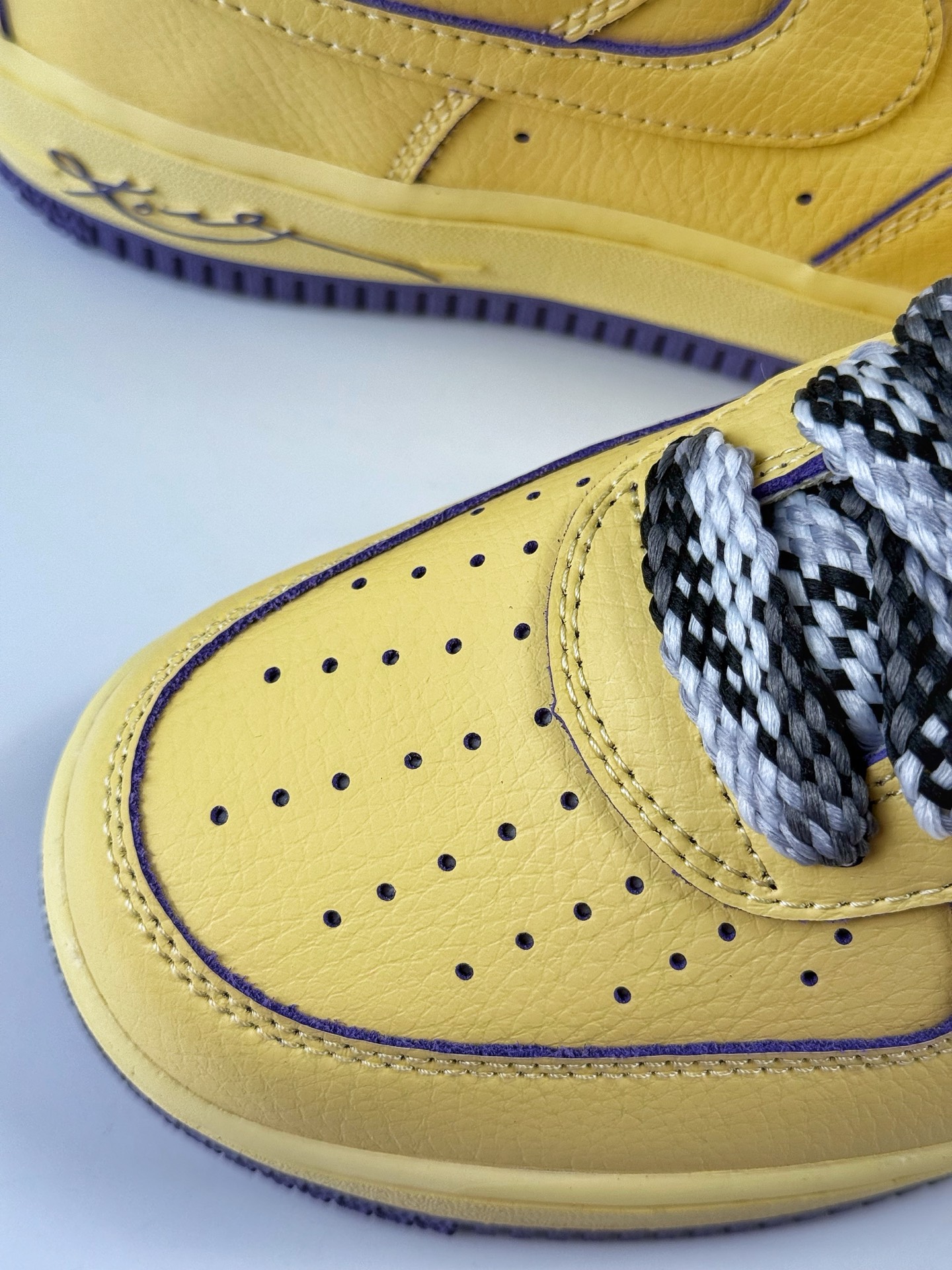 Nike Air Force 1 Low 07 Kobe Bryant 黄蓝麻绳满天星 HV9408-700