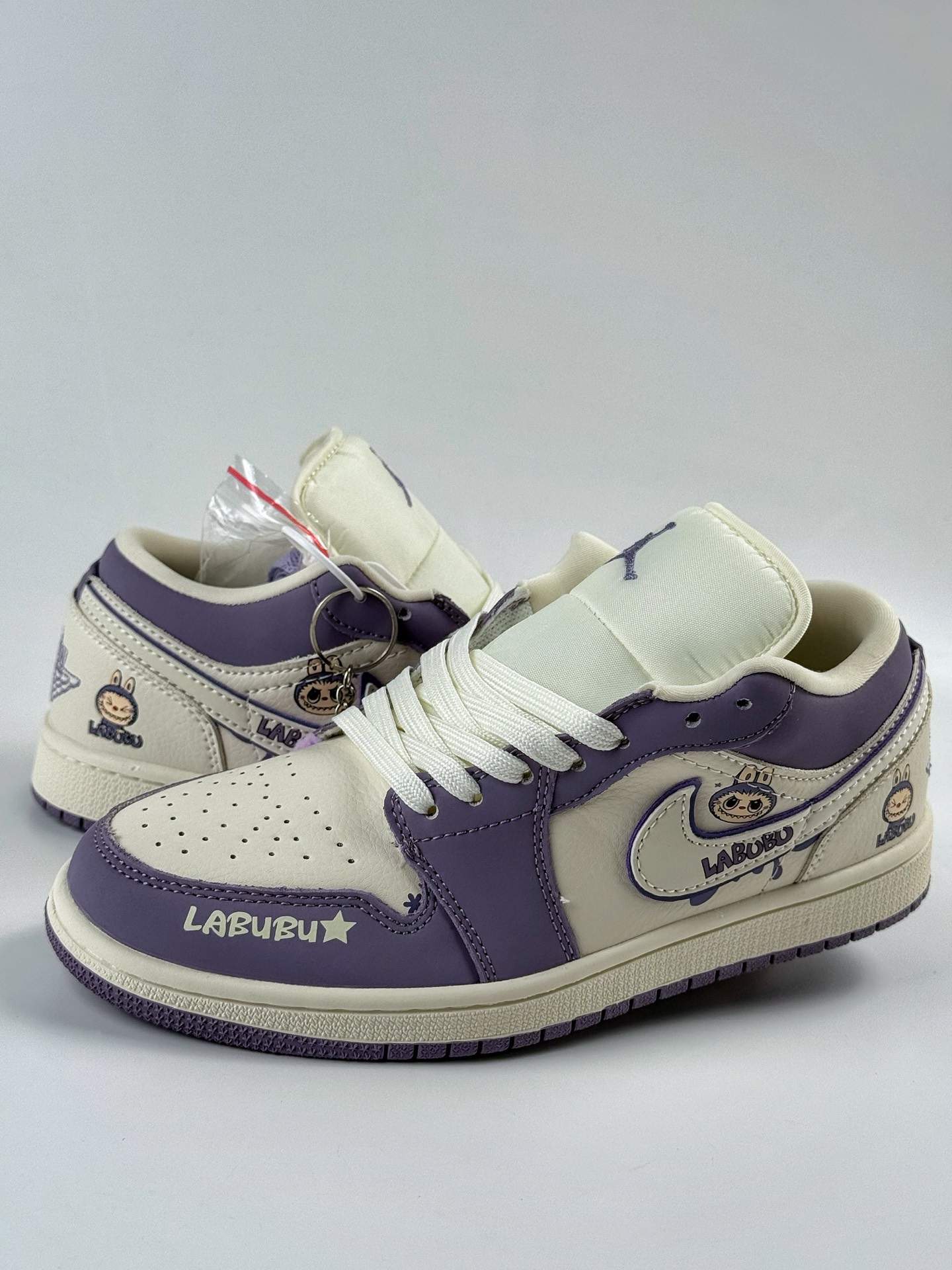 280 Air Jordan 1 Retro Low x LABUBU 米紫拉布布 QR2025-005