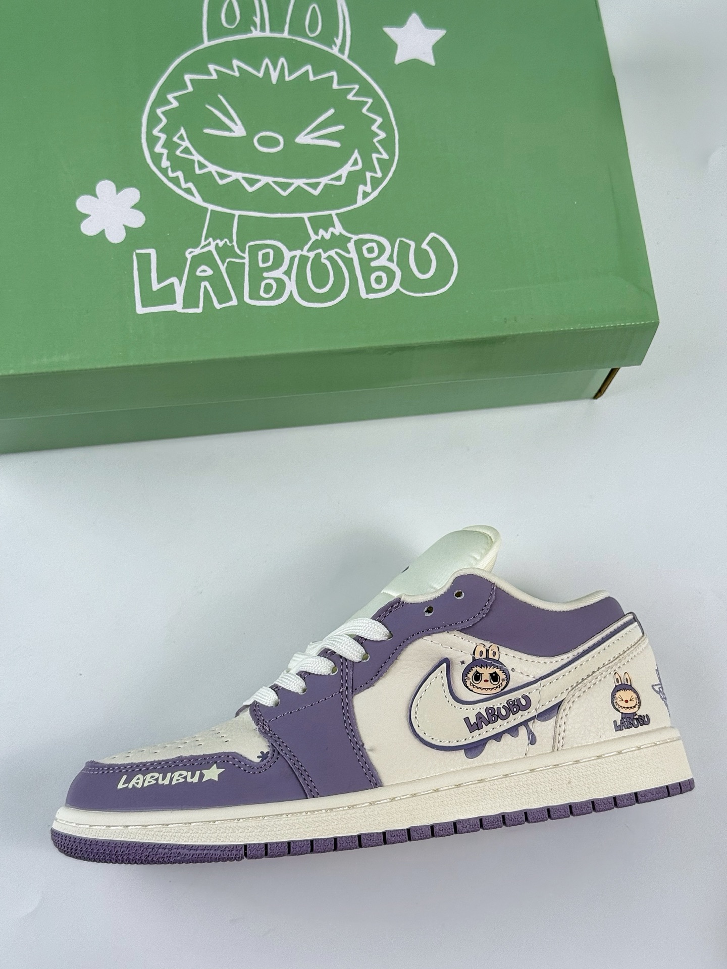 280 Air Jordan 1 Retro Low x LABUBU 米紫拉布布 QR2025-005