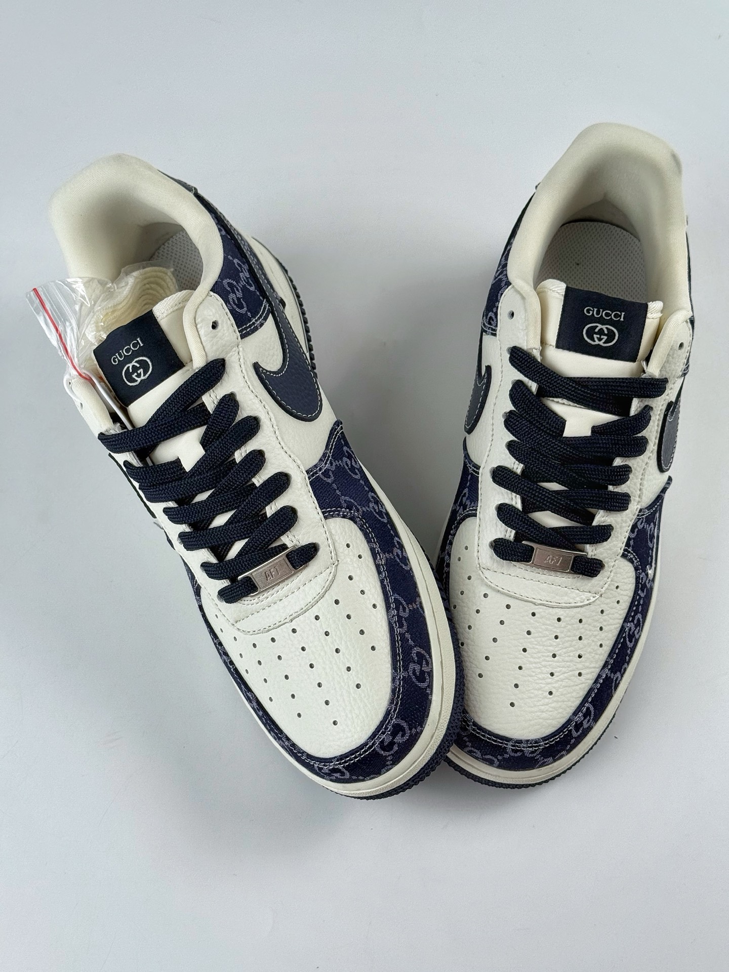 260 Nike Air Force 1 Low 07 x GUCCI 蓝白小勾 SC0601-568