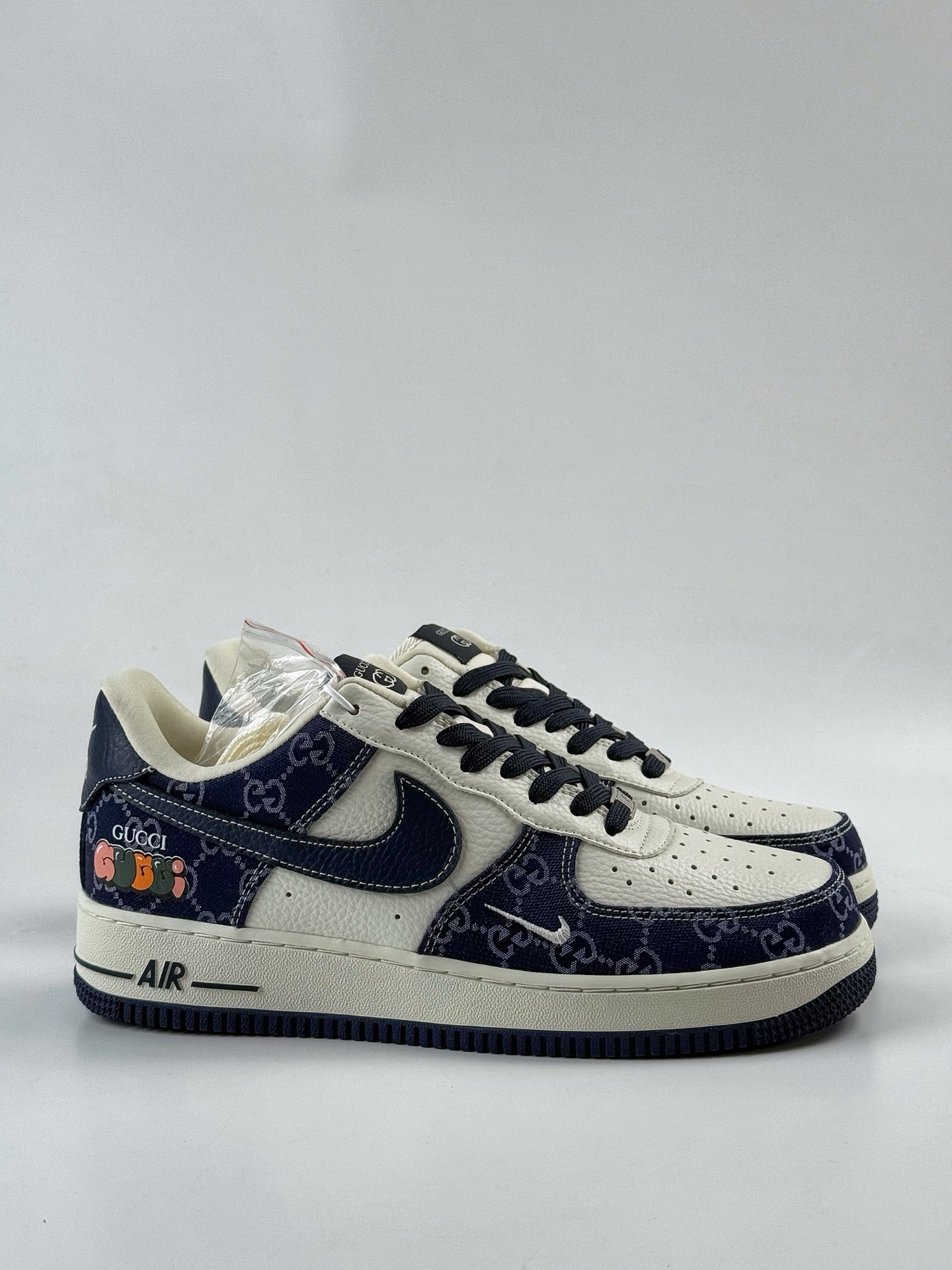 260 Nike Air Force 1 Low 07 x GUCCI 蓝白小勾 SC0601-568