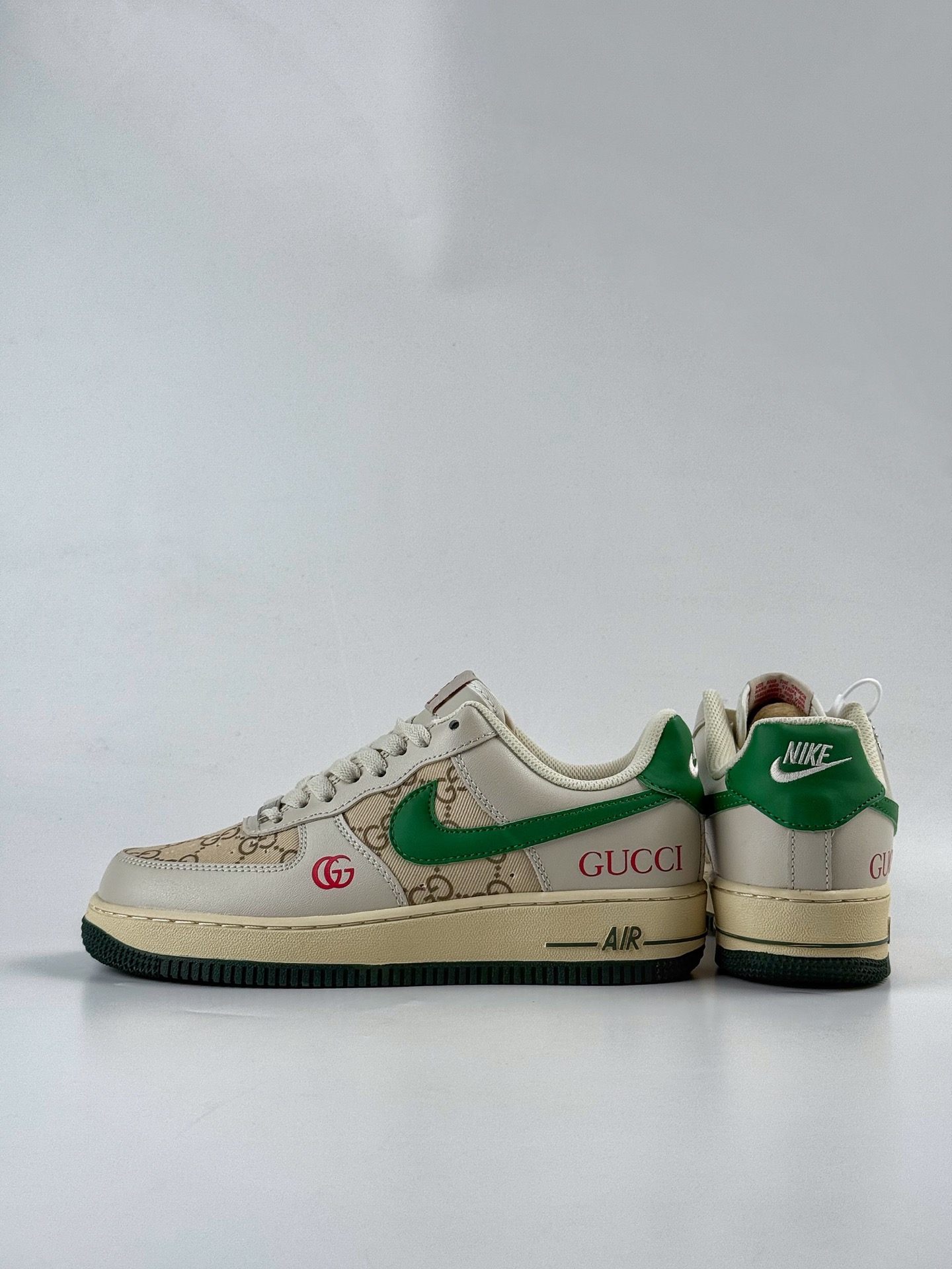 Nike Air Force 1 Low 07 x GUCCI 灰棕绿 AH8462-003