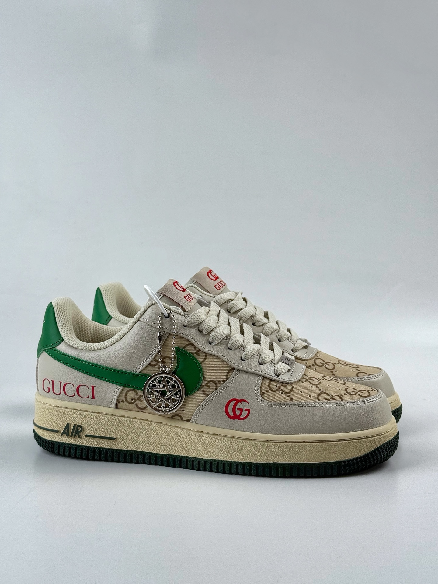 Nike Air Force 1 Low 07 x GUCCI 灰棕绿 AH8462-003