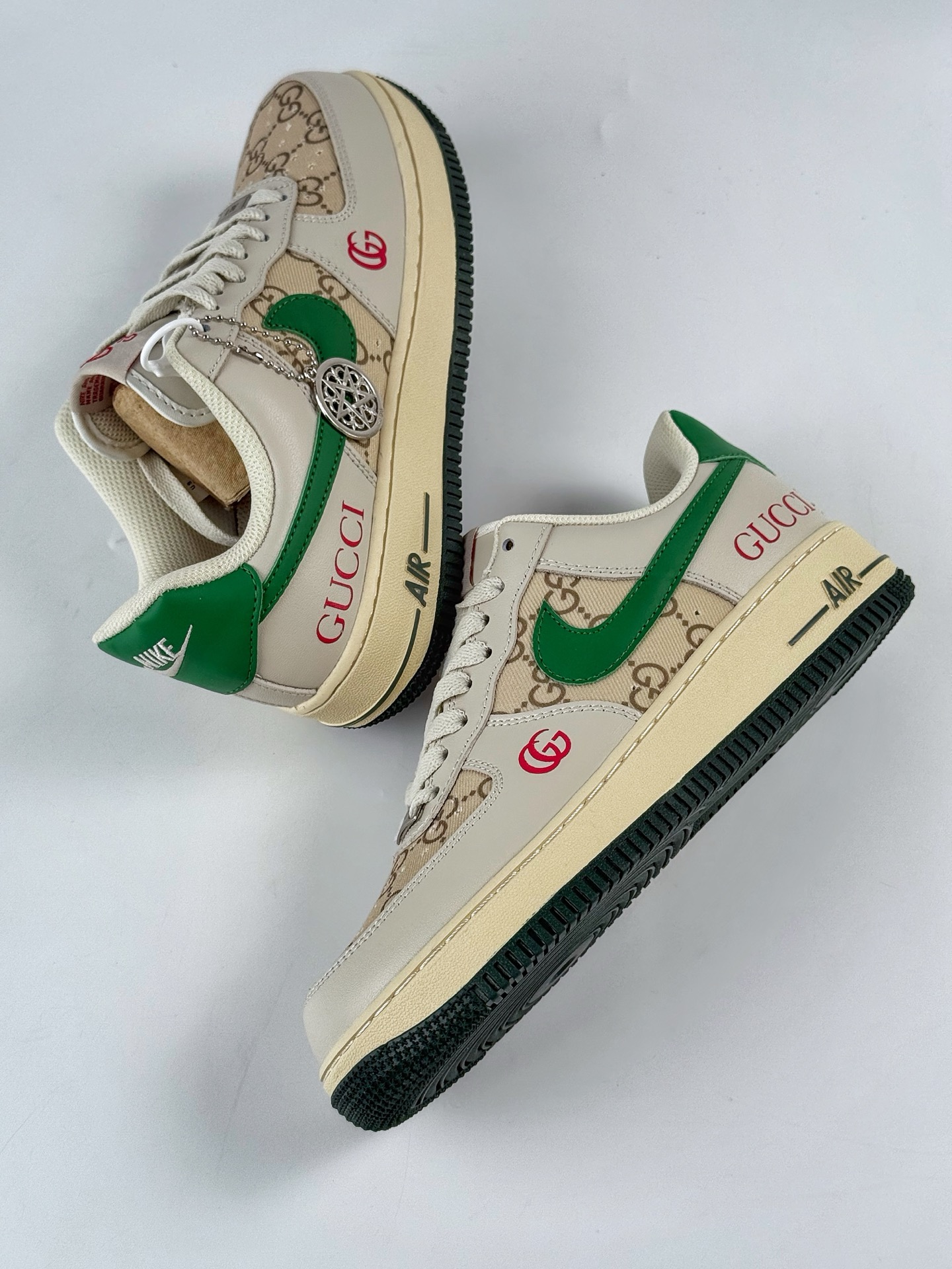 Nike Air Force 1 Low 07 x GUCCI 灰棕绿 AH8462-003