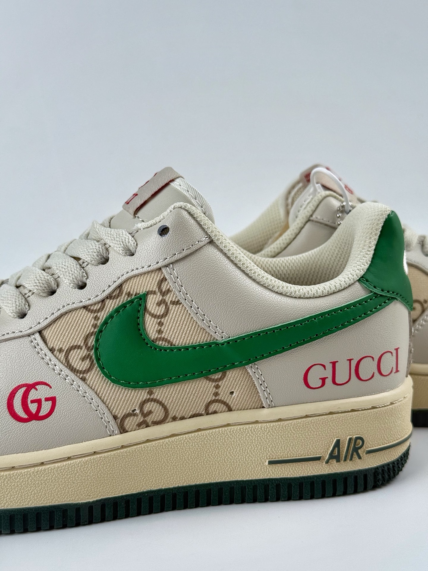 Nike Air Force 1 Low 07 x GUCCI 灰棕绿 AH8462-003
