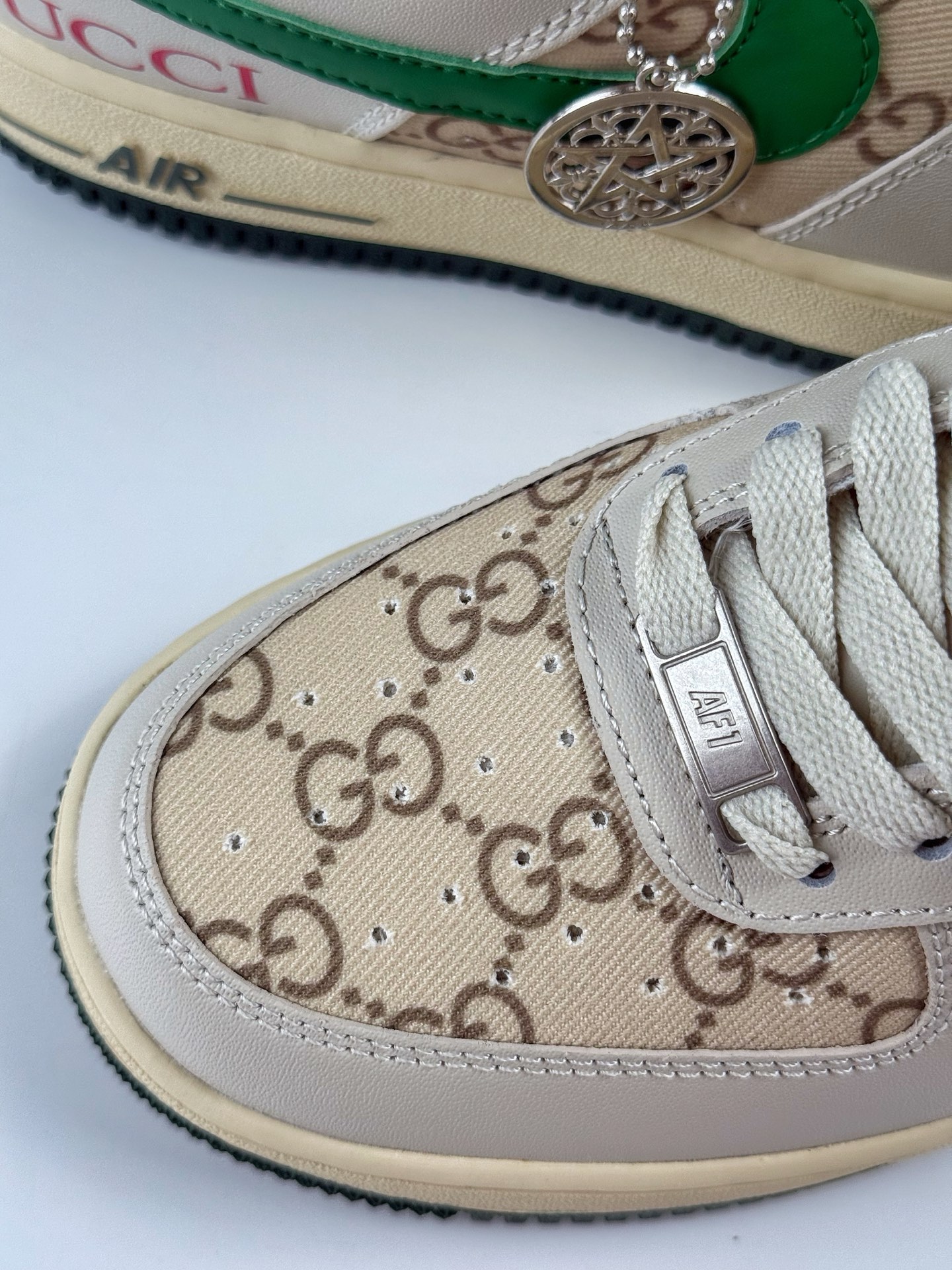 Nike Air Force 1 Low 07 x GUCCI 灰棕绿 AH8462-003