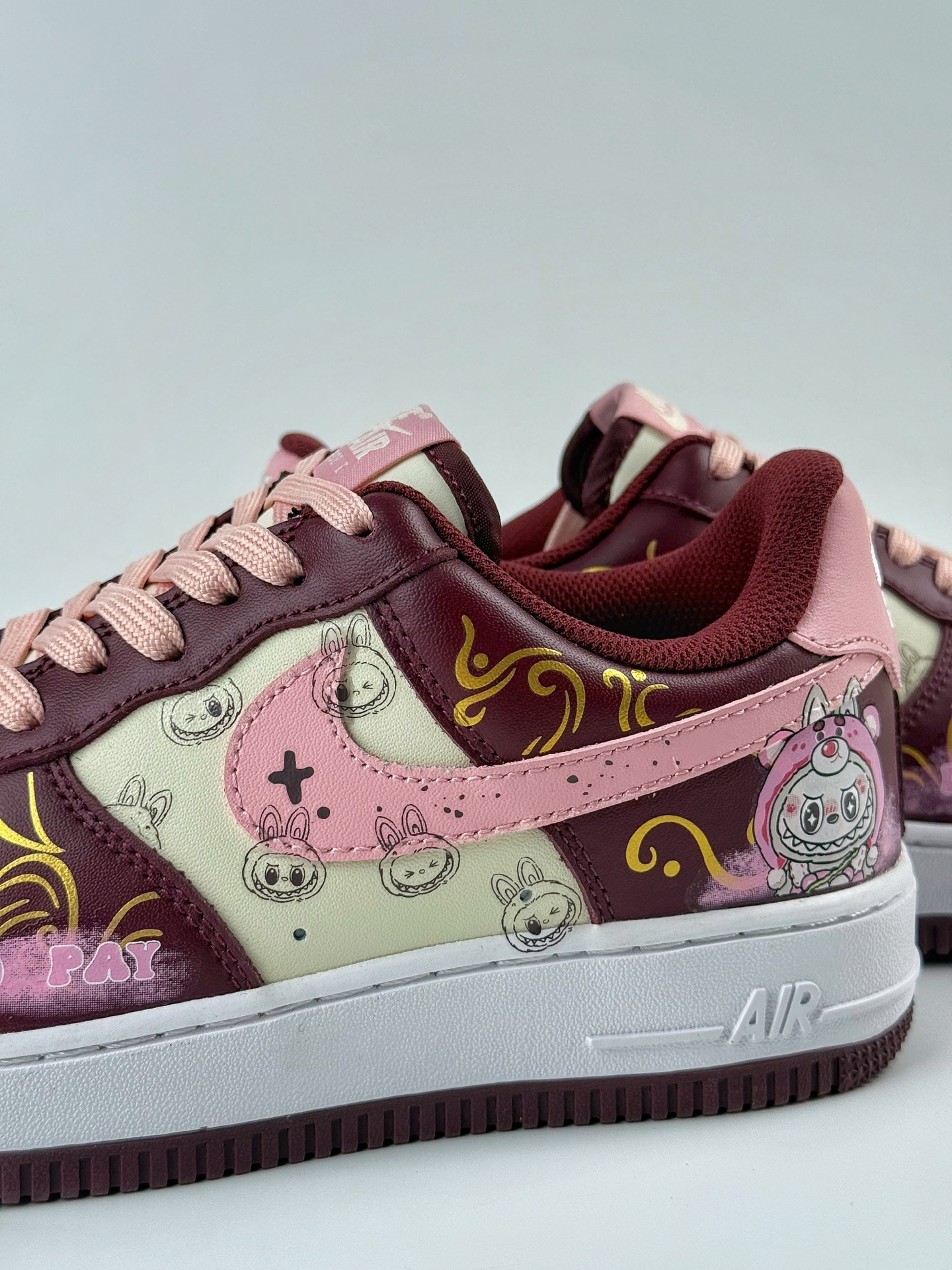 Nike Air Force 1 Low 07 x LABUBU 红粉 FD9925-611