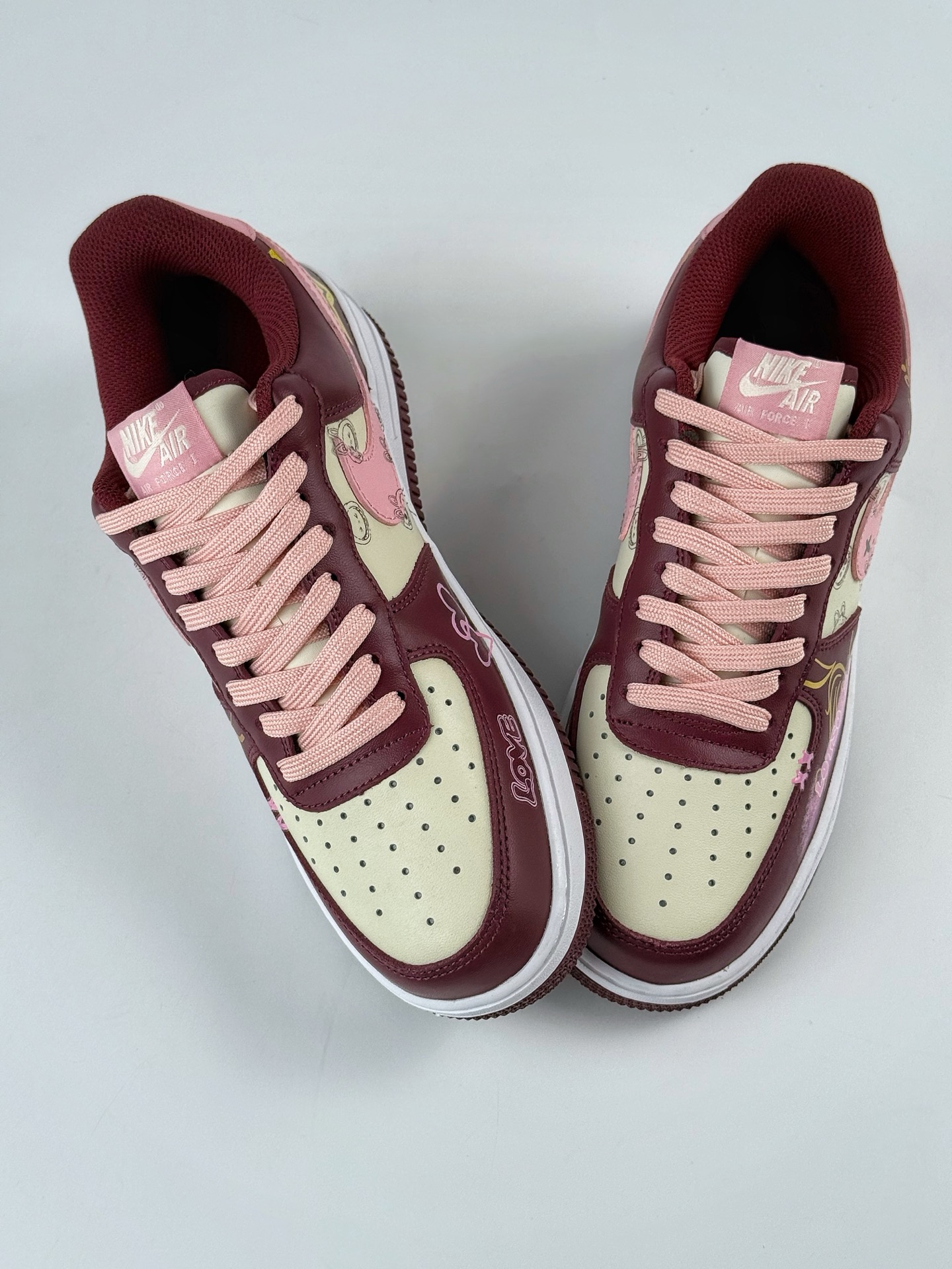 Nike Air Force 1 Low 07 x LABUBU 红粉 FD9925-611