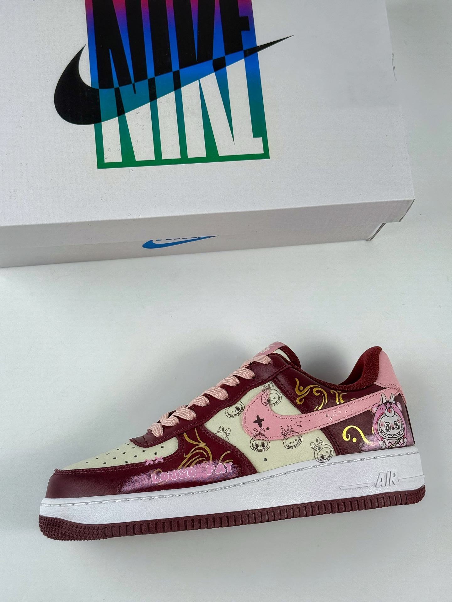 Nike Air Force 1 Low 07 x LABUBU 红粉 FD9925-611