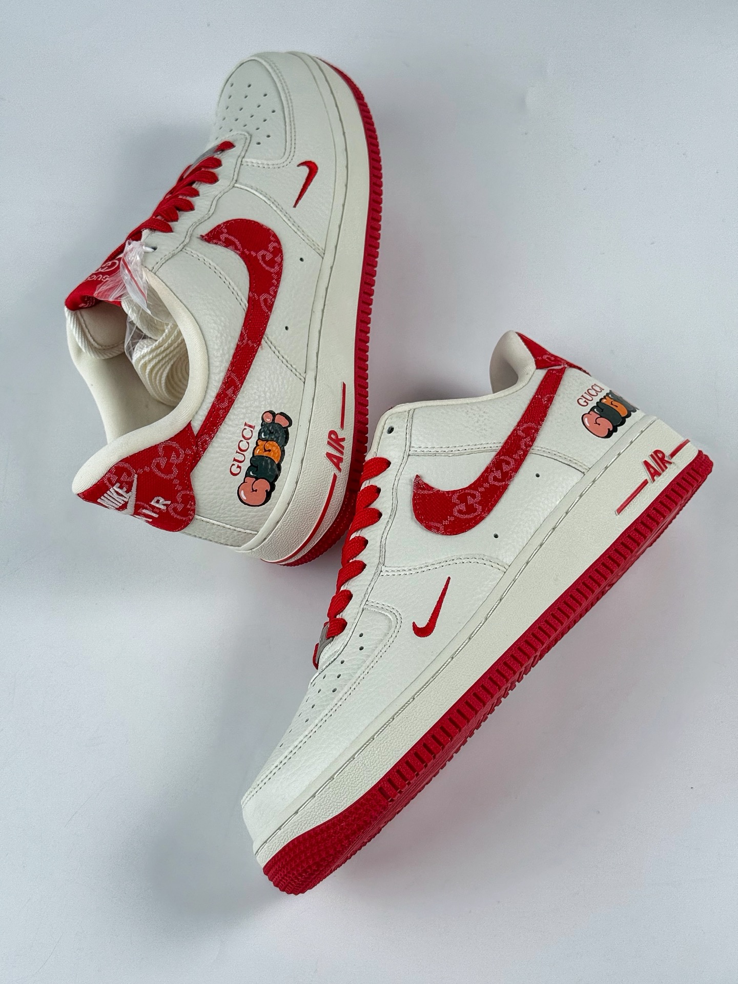 Nike Air Force 1 Low 07 x GUCCI 白红小勾 SC0601-570