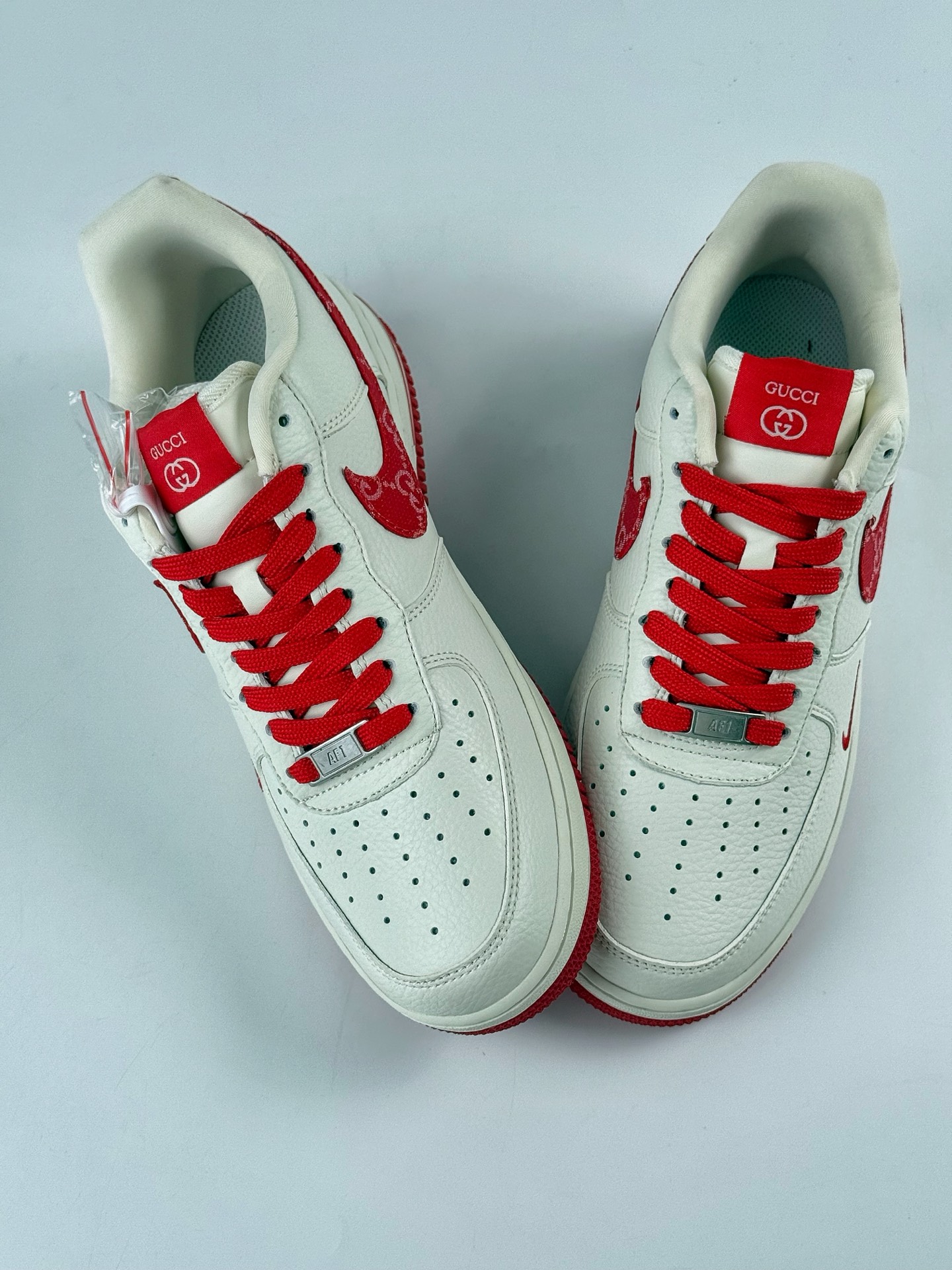 Nike Air Force 1 Low 07 x GUCCI 白红小勾 SC0601-570