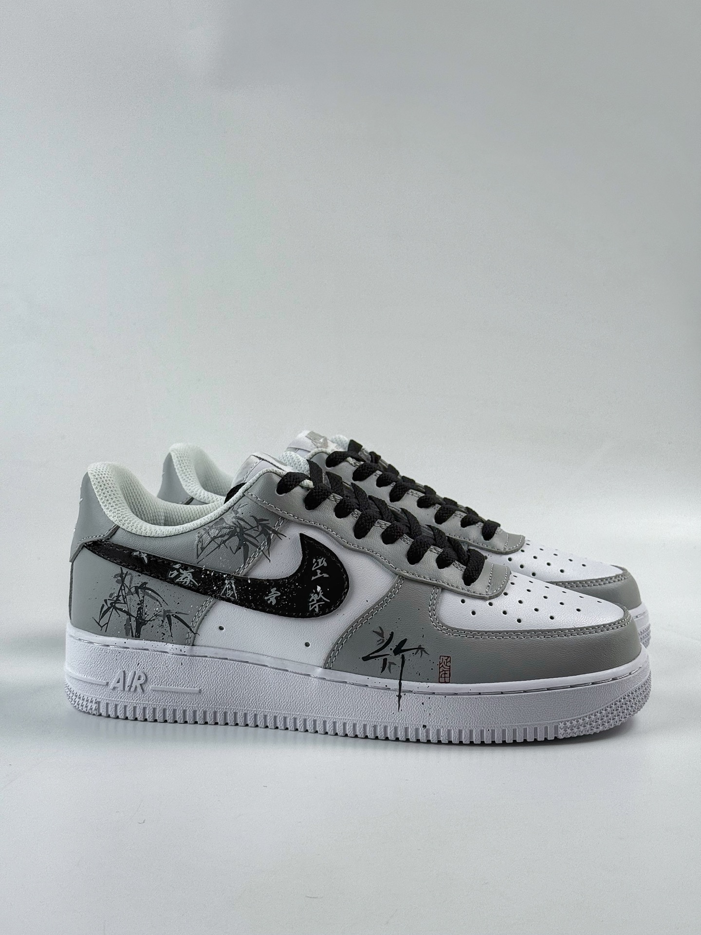 Nike Air Force 1 Low 07 ”White/Grey” 灰白 中国风 竹叶 FD9763-101