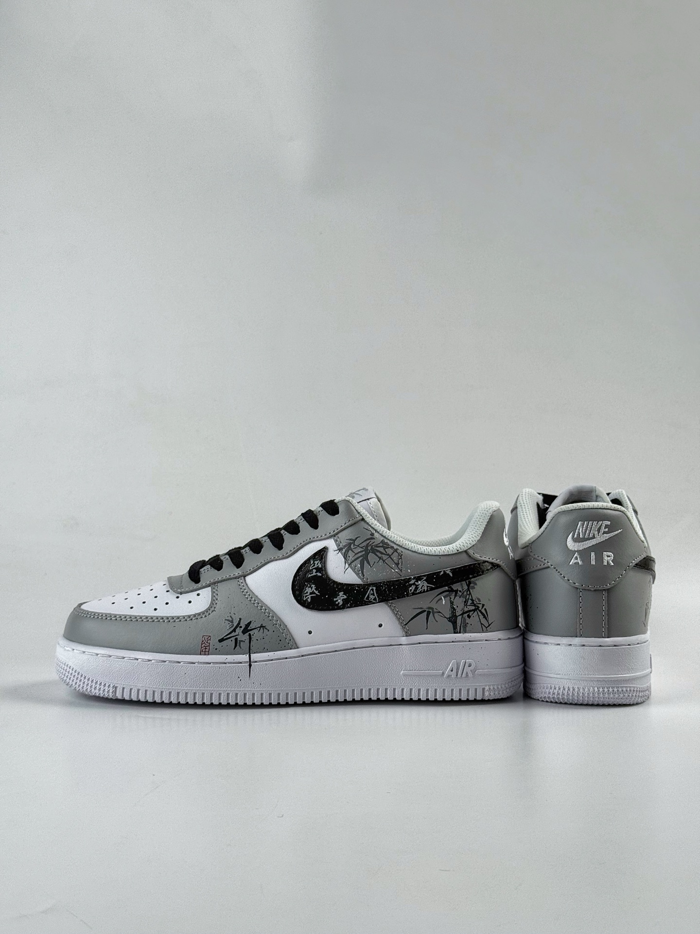 Nike Air Force 1 Low 07 ”White/Grey” 灰白 中国风 竹叶 FD9763-101