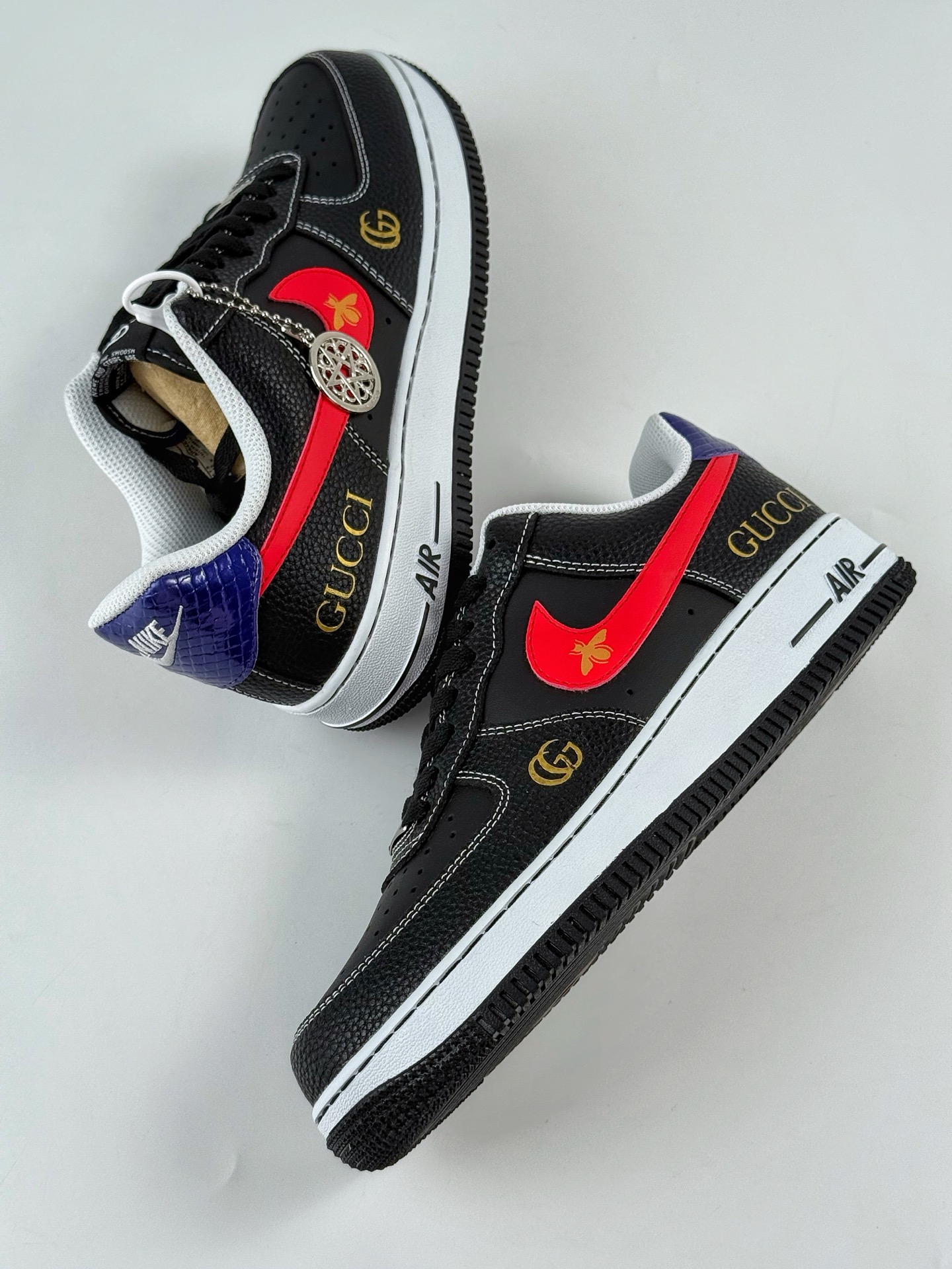 Nike Air Force 1 Low 07 x GUCCI 黑红 AH8462-001