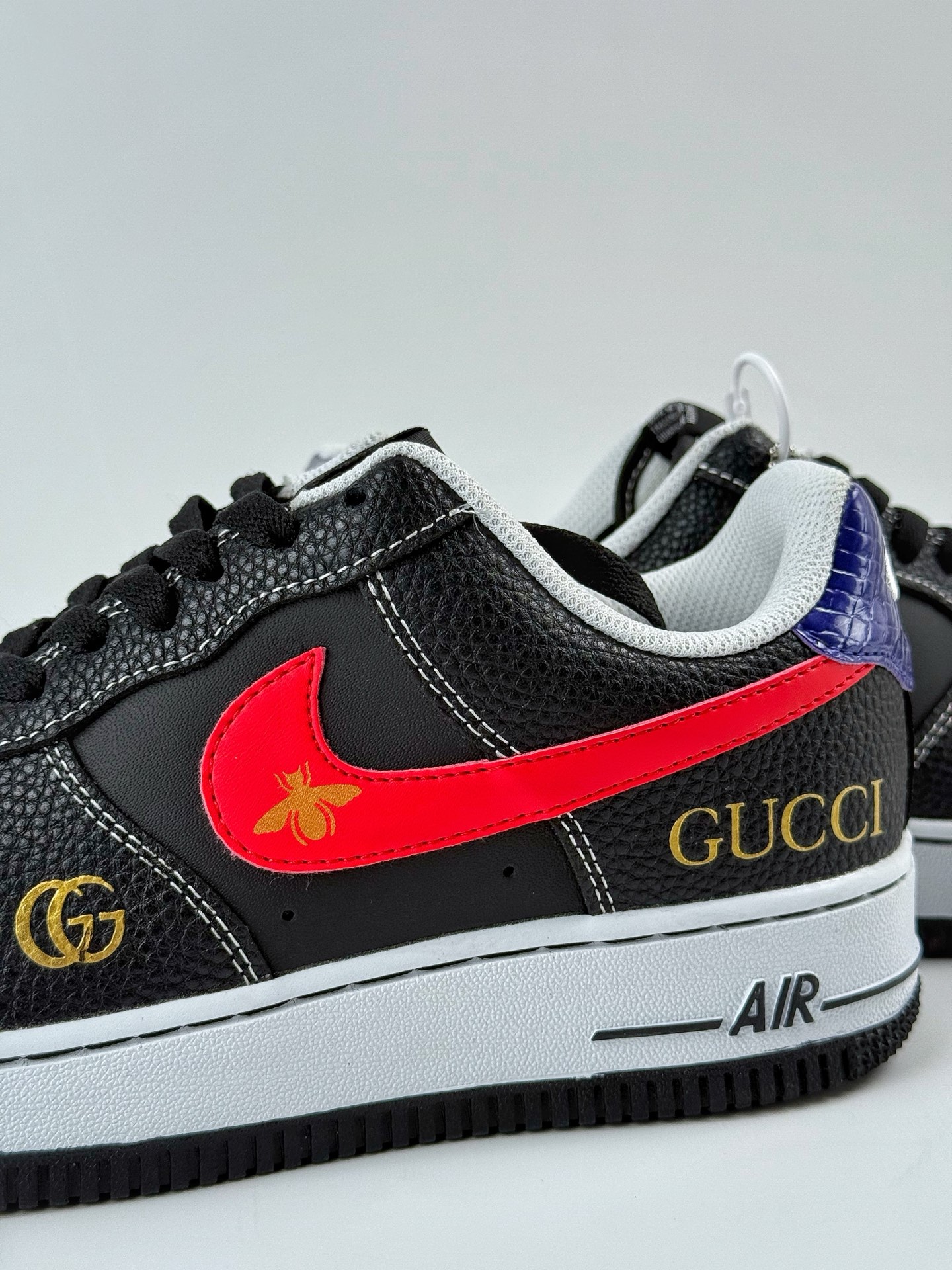 Nike Air Force 1 Low 07 x GUCCI 黑红 AH8462-001