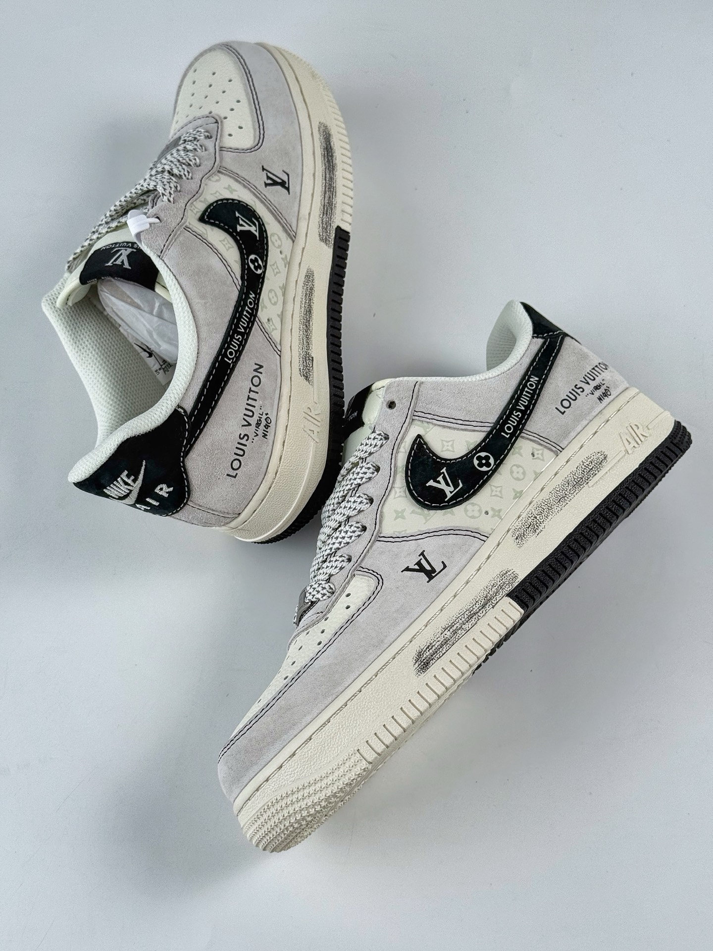 Nike Air Force 1 Low 07 x Louis Vuitton 灰白满天星 CX5050-Y06