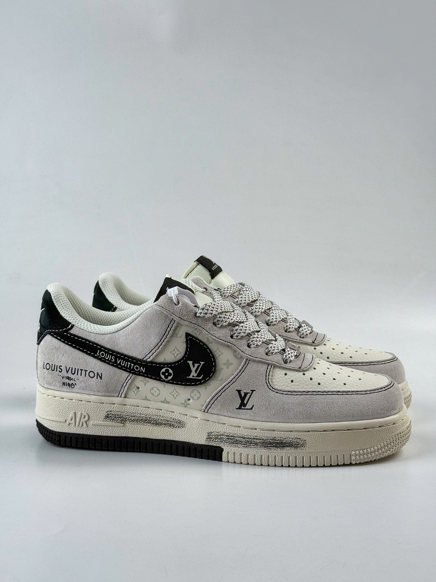 Nike Air Force 1 Low 07 x Louis Vuitton 灰白满天星 CX5050-Y06