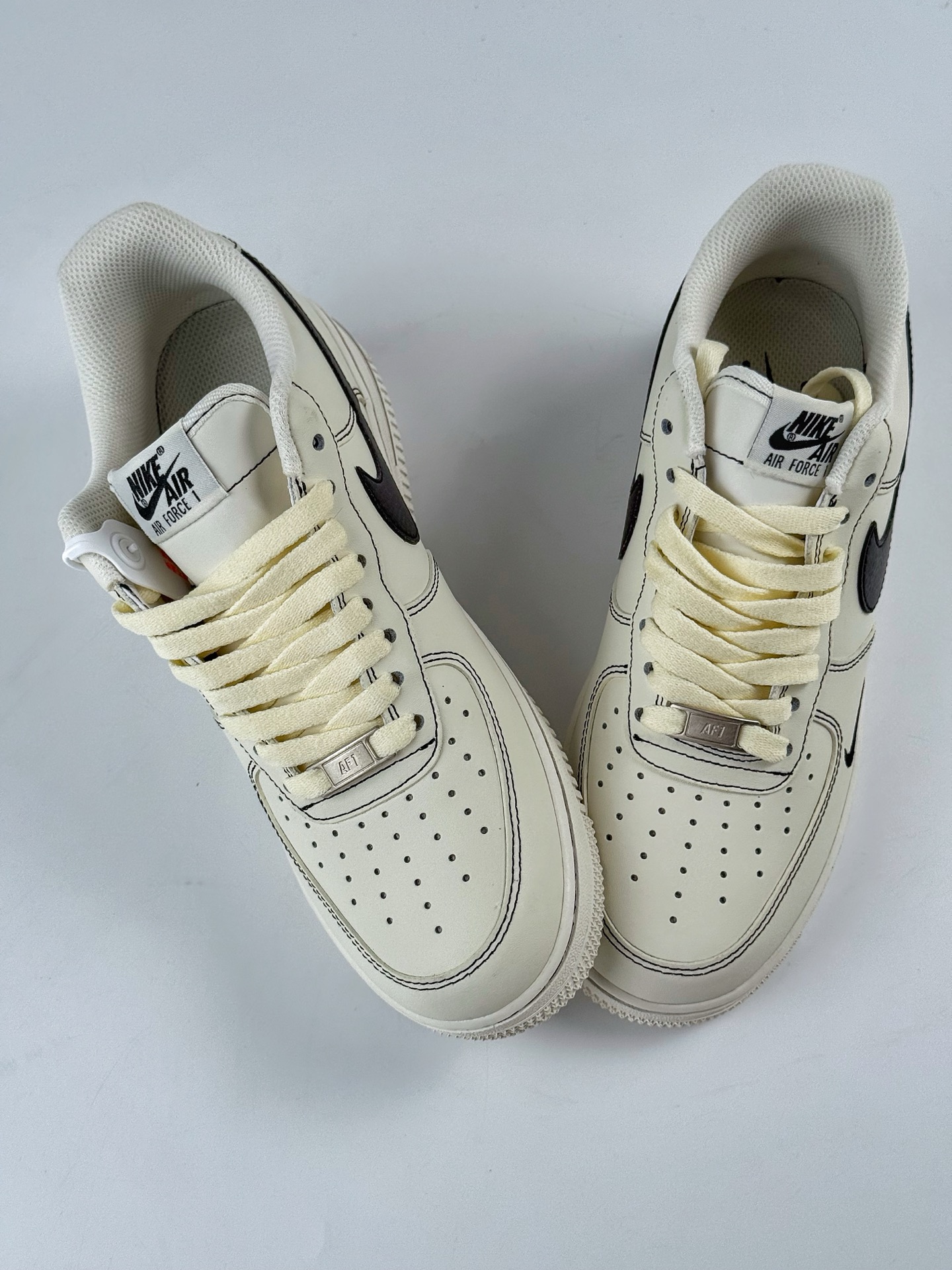 Nike Air Force 1 Low 07 米黑小勾 ZH0316-093