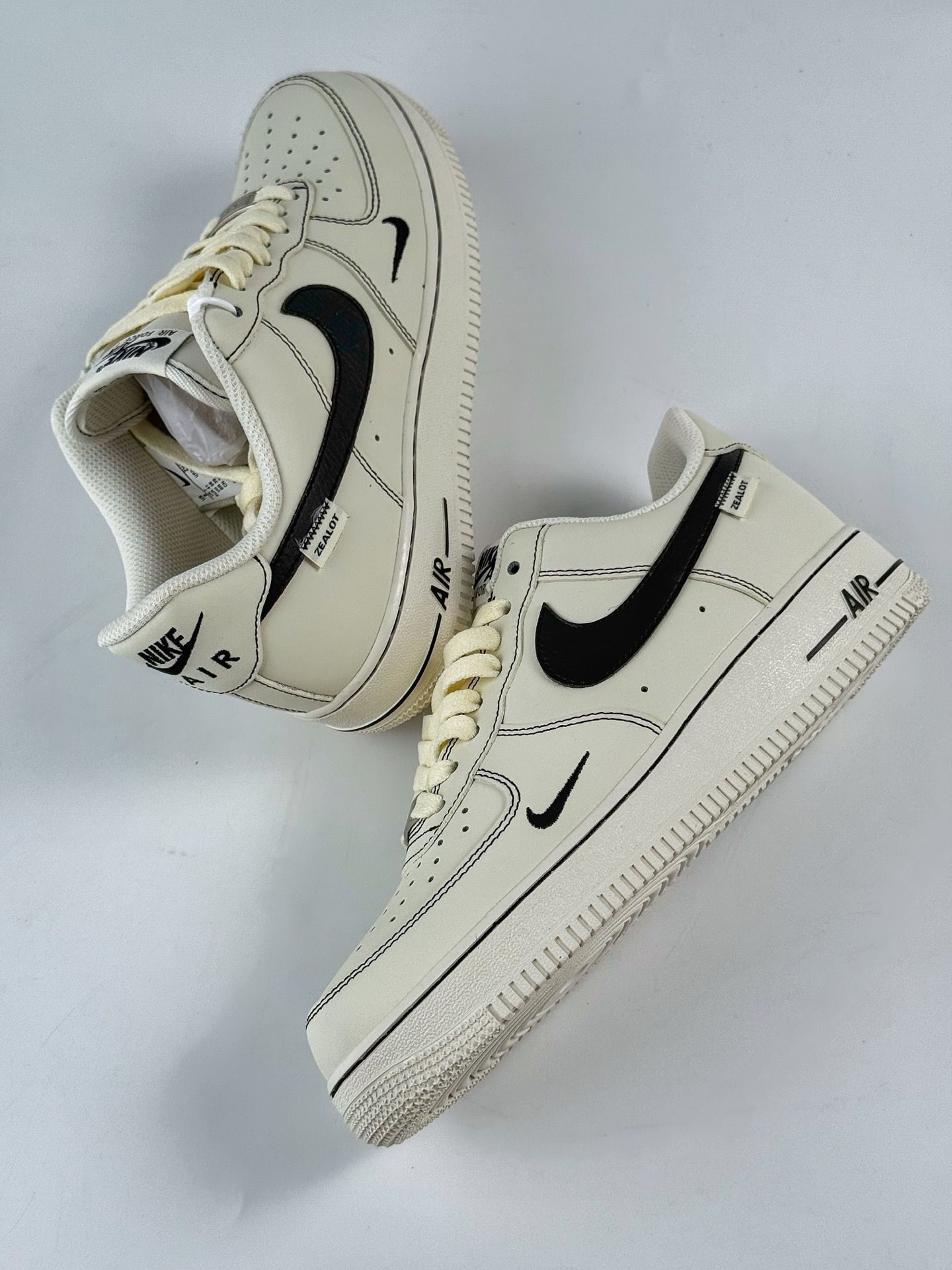 Nike Air Force 1 Low 07 米黑小勾 ZH0316-093