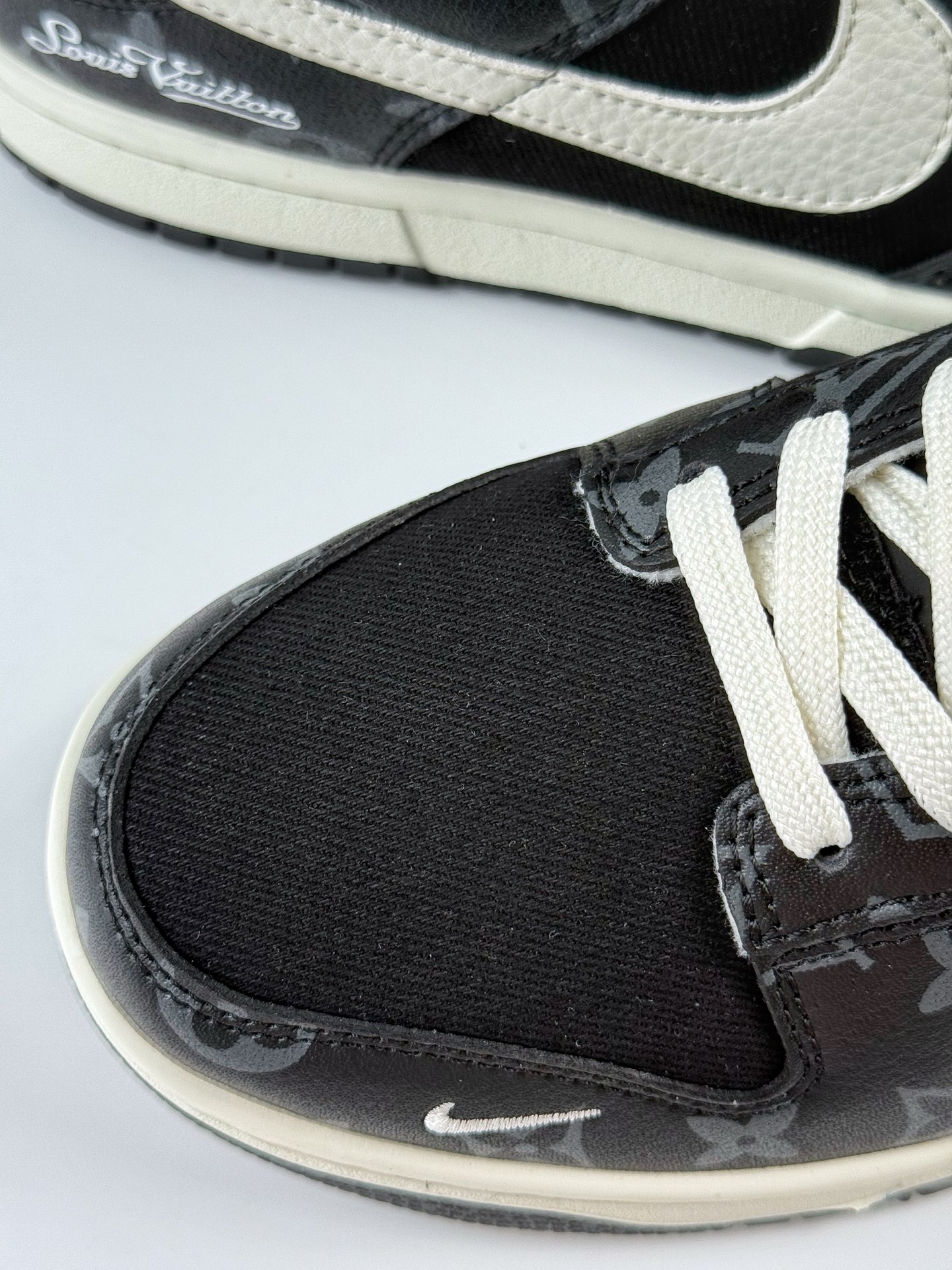 NIKE SB Dunk Low RETRO x Louis Vuitton 黑白小勾 SC0601-458