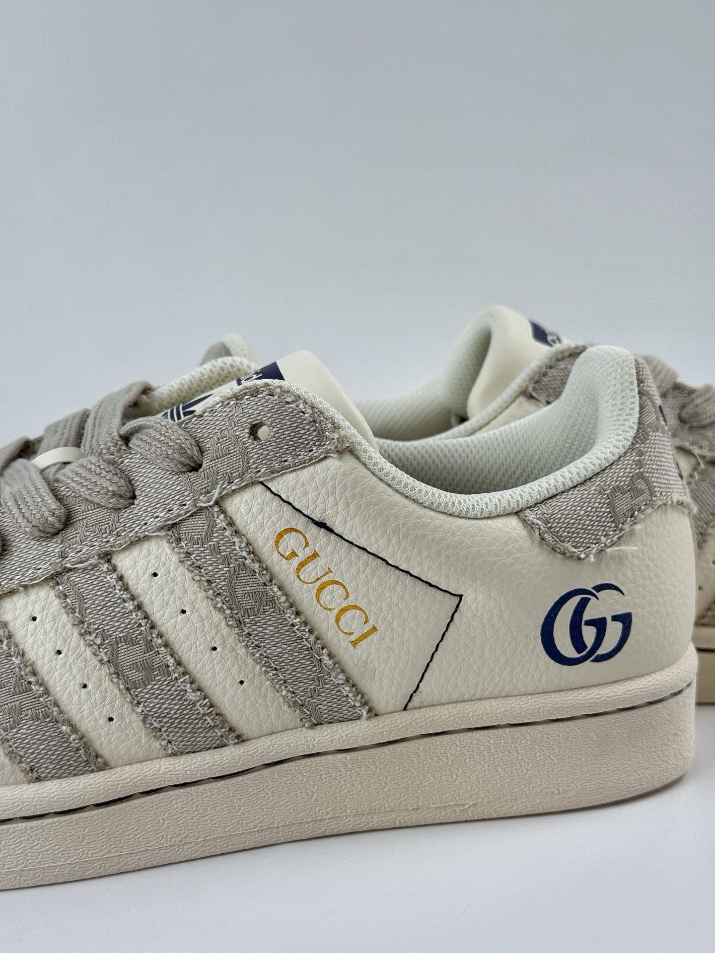 AD Originals Superstar x GUCCI 白灰 JY8921
