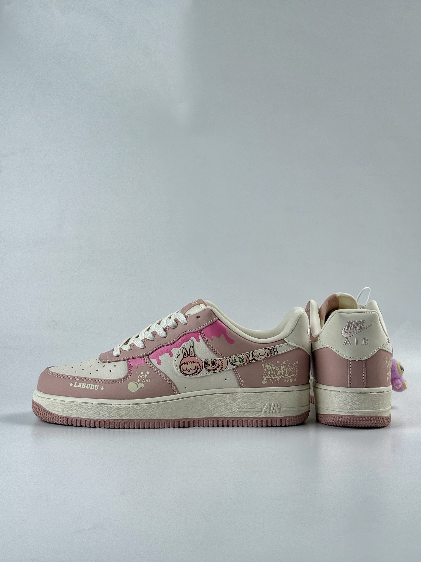 260 Nike Air Force 1 Low 07 x LABUBU 粉白  KB1688-006