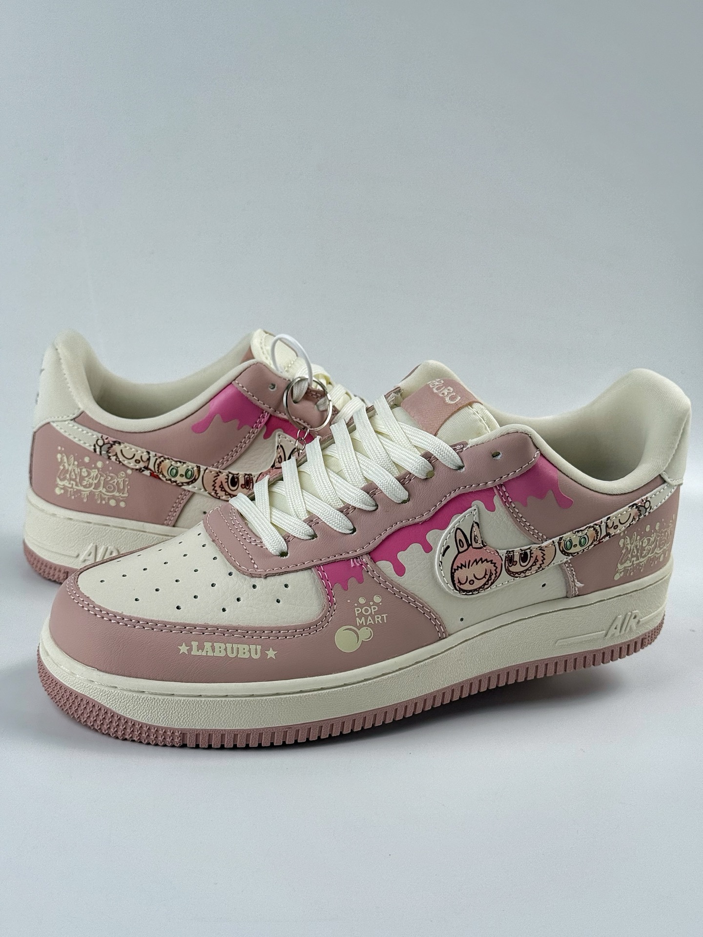 260 Nike Air Force 1 Low 07 x LABUBU 粉白  KB1688-006