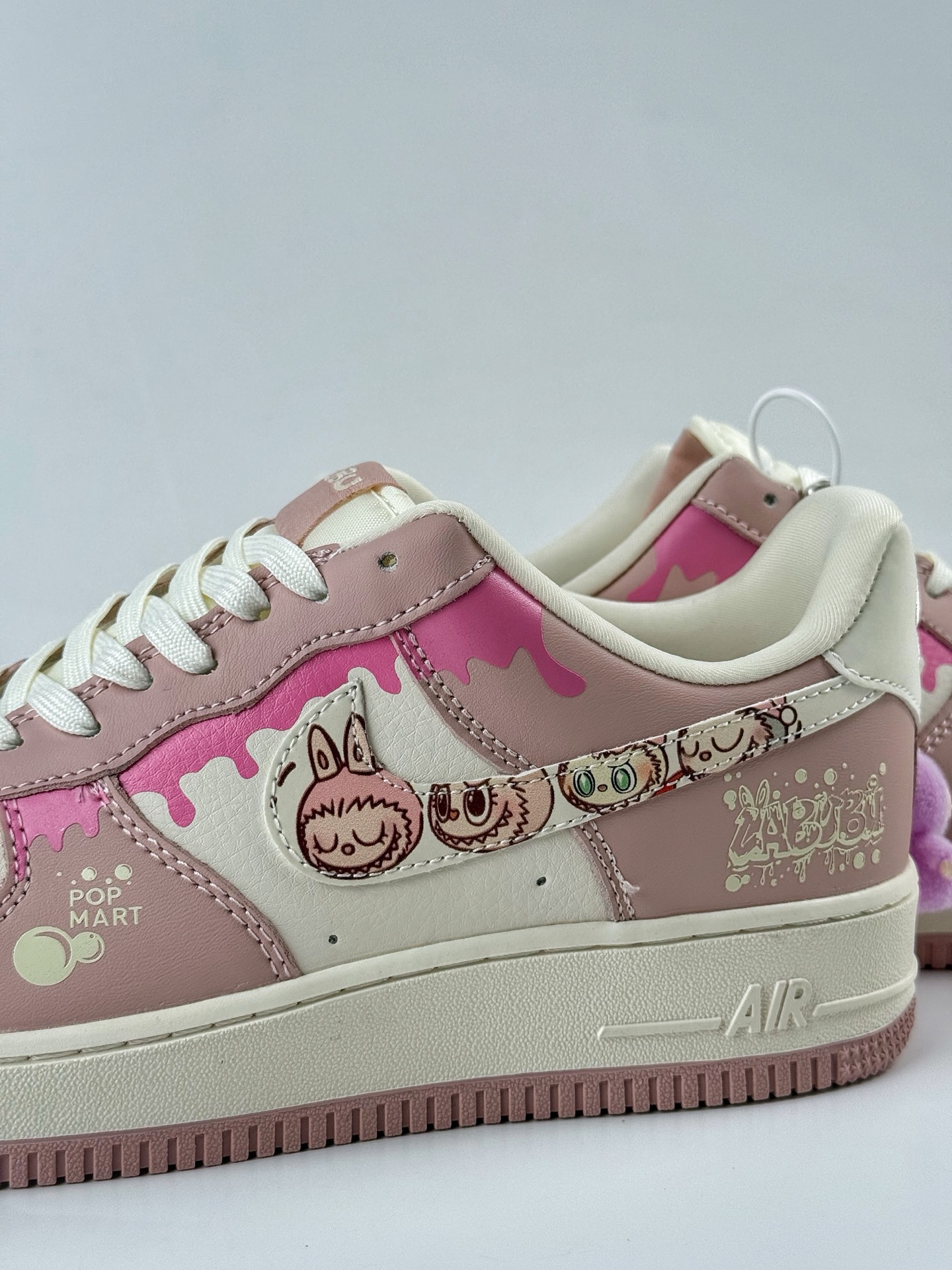 260 Nike Air Force 1 Low 07 x LABUBU 粉白  KB1688-006