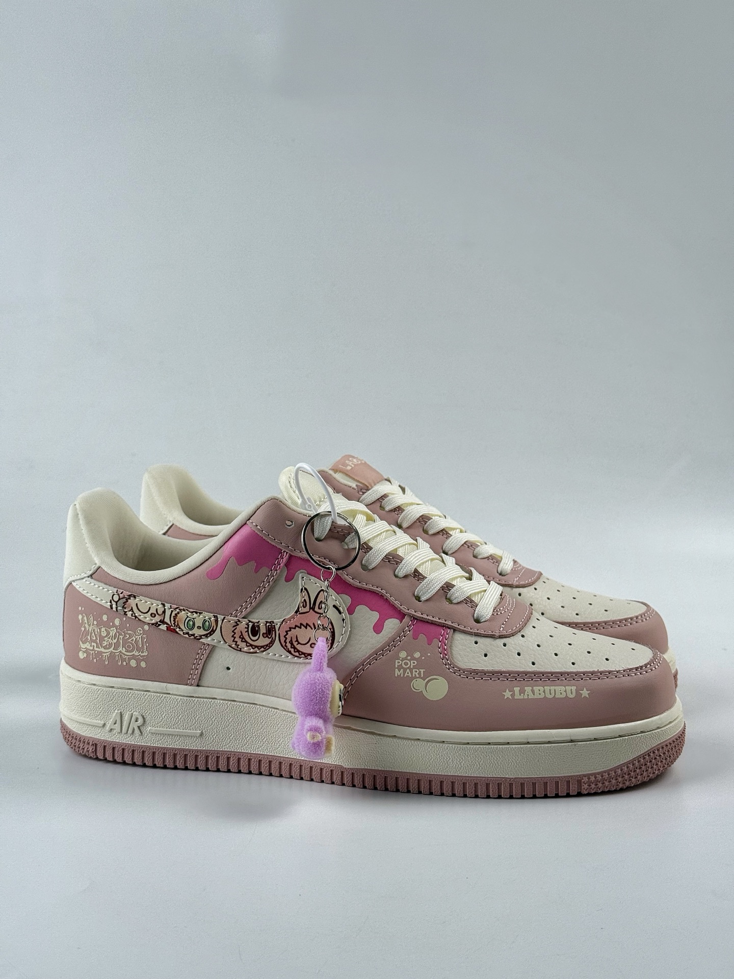 260 Nike Air Force 1 Low 07 x LABUBU 粉白  KB1688-006