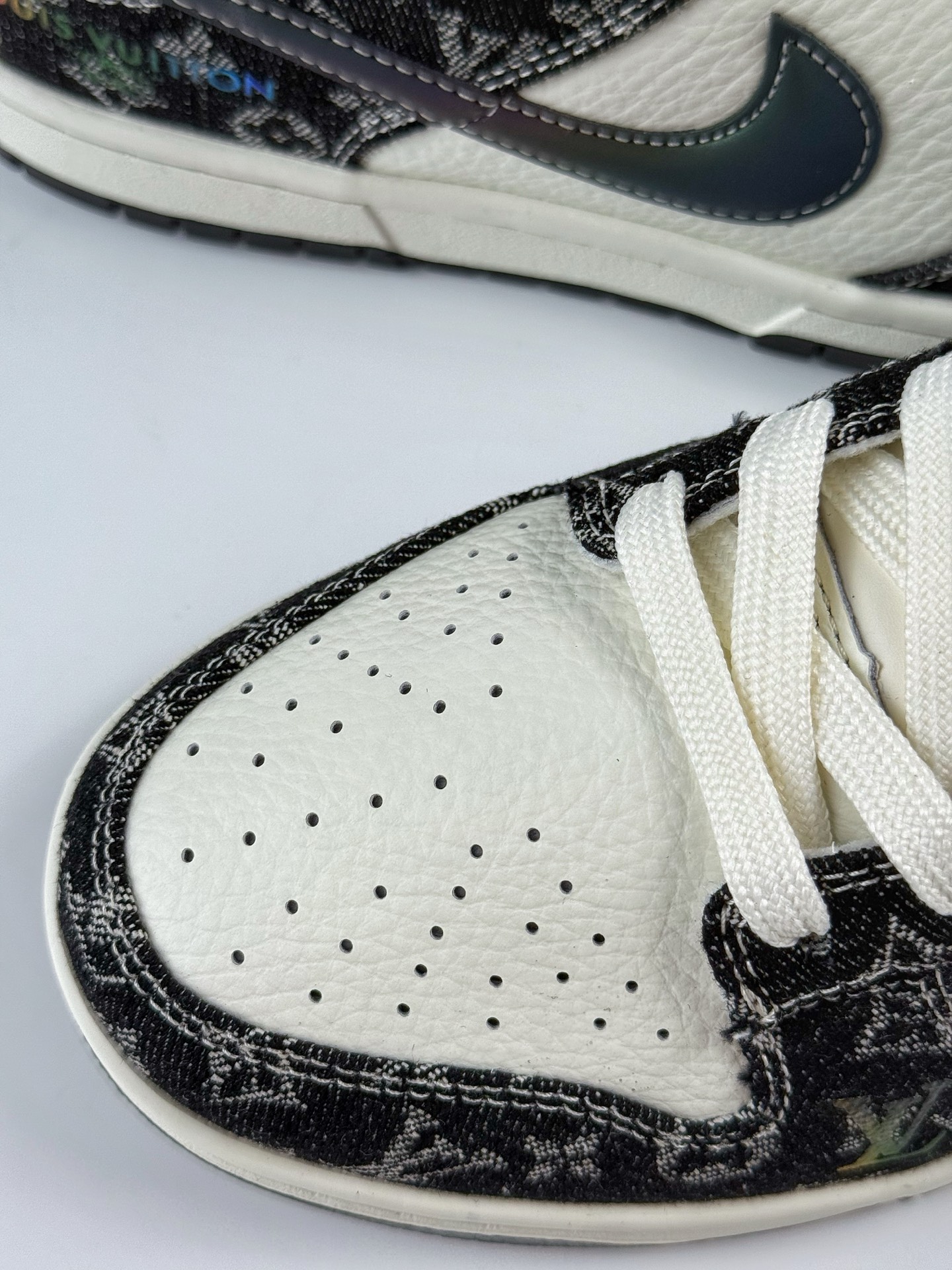 280 NIKE SB Dunk Low RETRO x Louis Vuitt黑白牛仔 SC0601-451